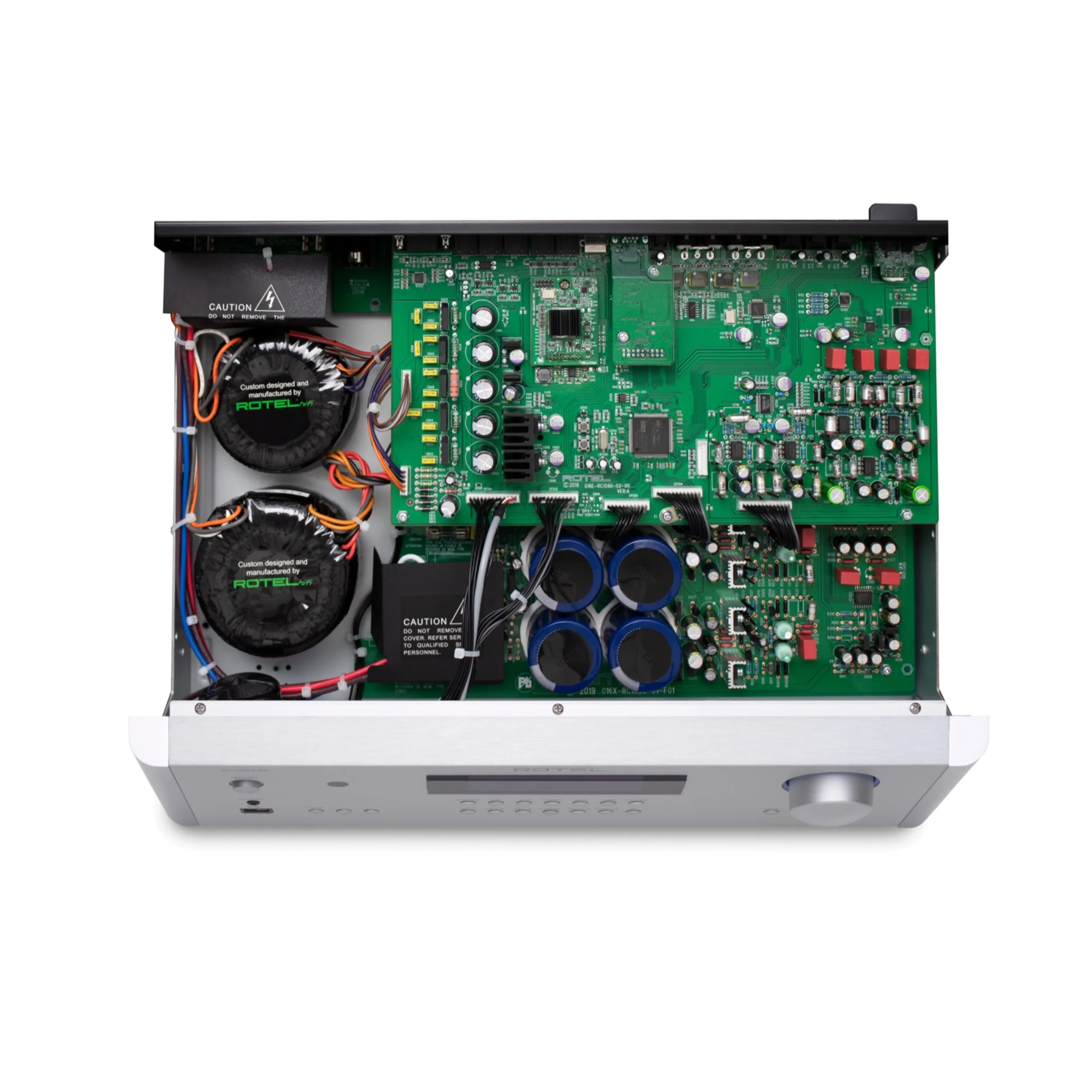 Rotel RC 1590 MK2 inner workings