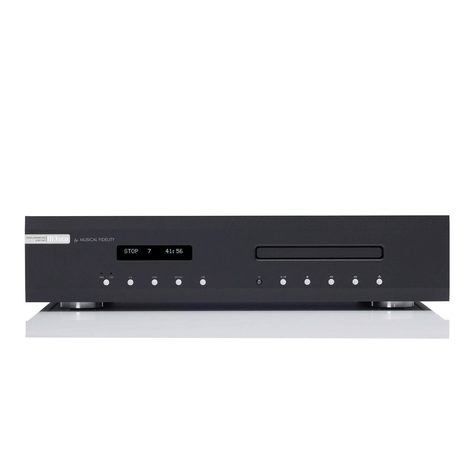 Musical Fidelity M3sCD in black front Musical Fidelity M3sCD in black front