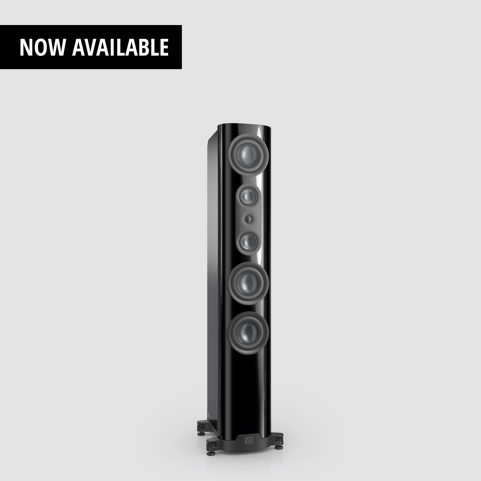 nuVero nova 14 - medium floorstanding loudspeaker in black