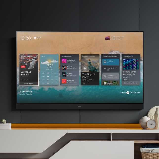 Smart-TV mit personalisiertem Startbildschirm Smart-TV mit personalisiertem Startbildschirm