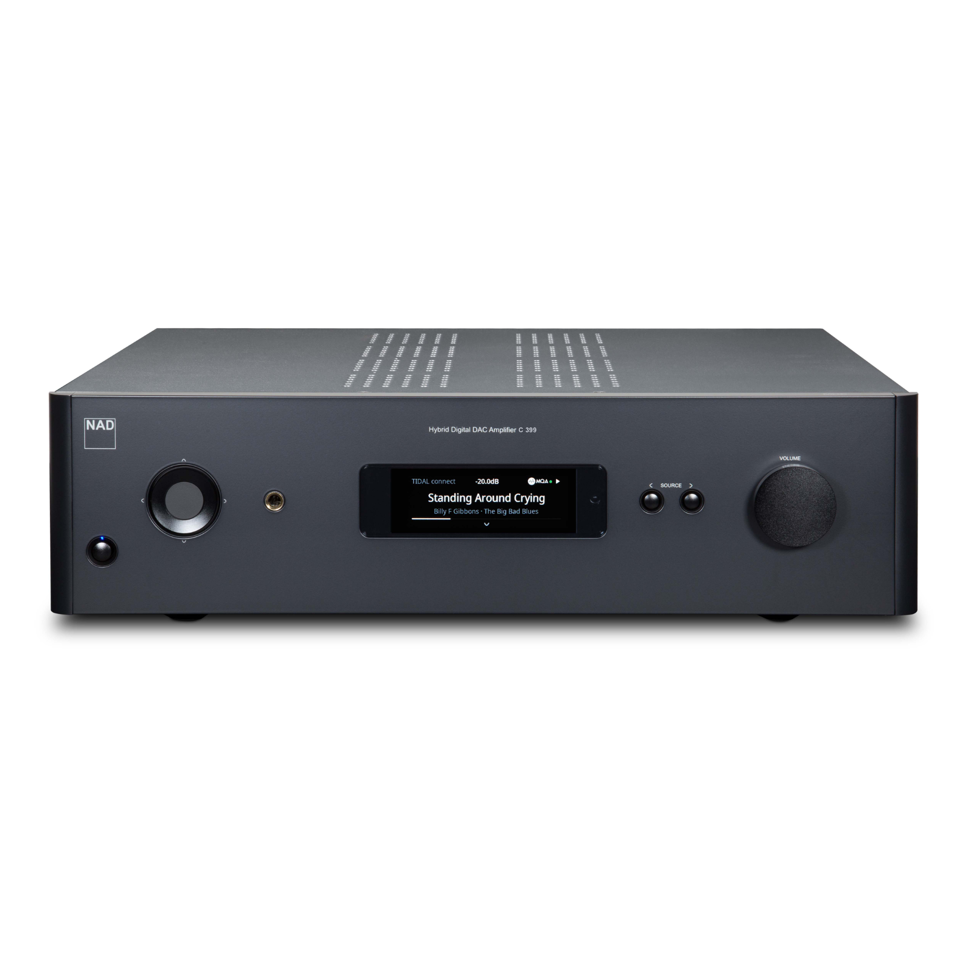 NAD C399 stereo integrated amplifier front panel NAD C399 stereo integrated amplifier front panel
