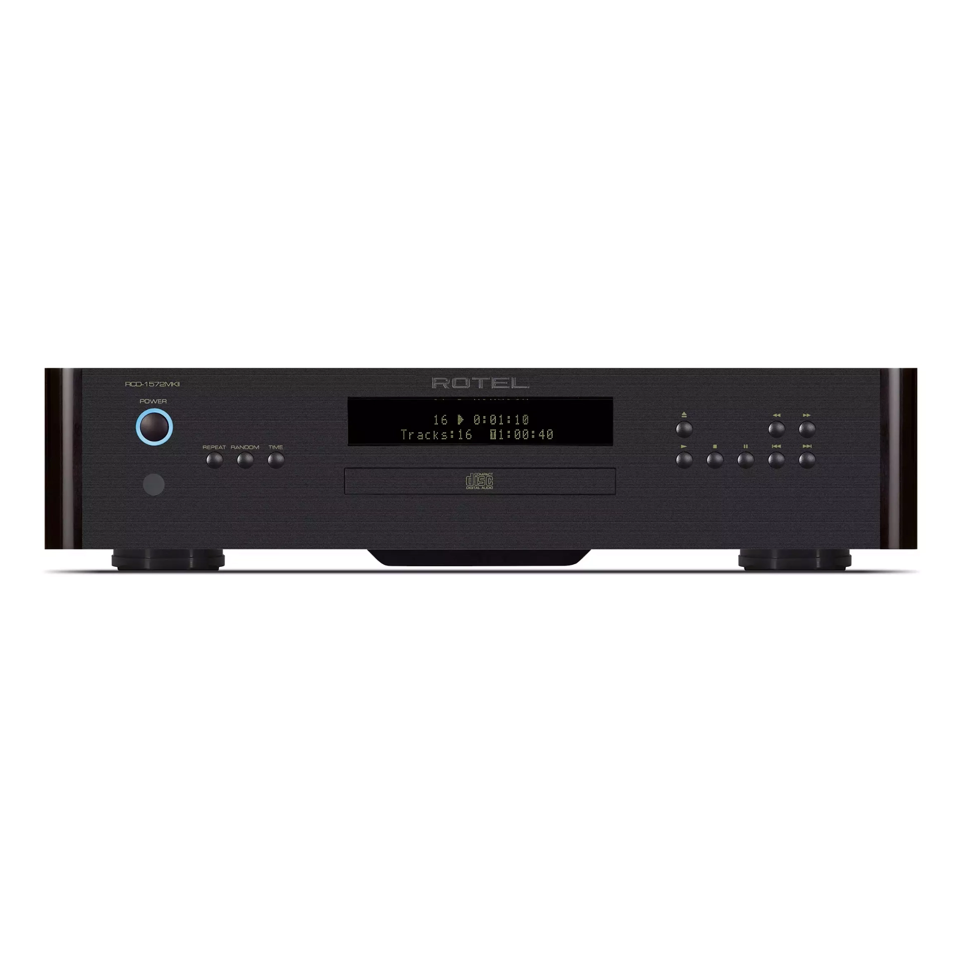 Rotel RCD 1572 MK2 schwarz Vorderansicht