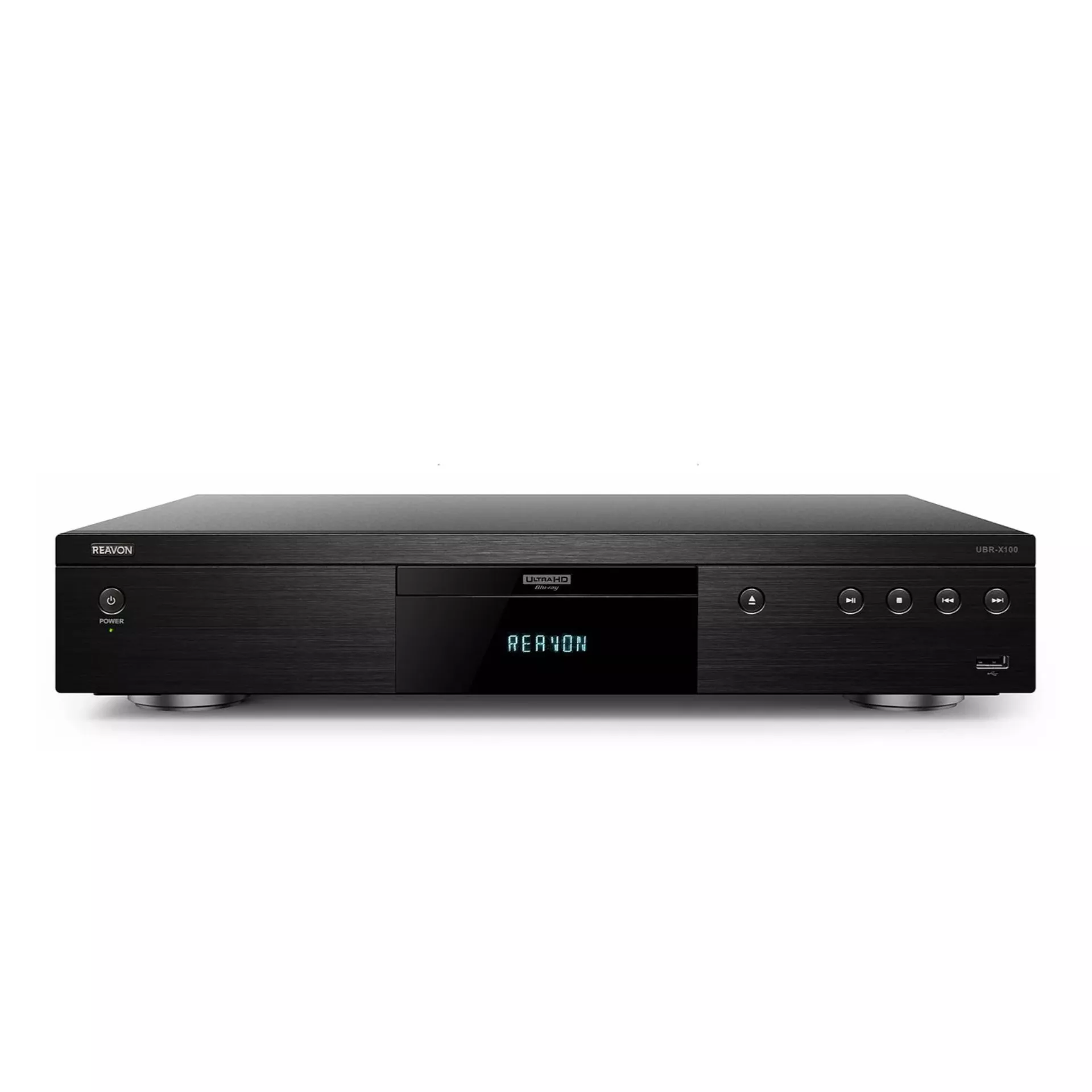 Uhd Bluray Player Reavon ubr x  100 schwarz front cover Uhd Bluray Player Reavon ubr x  100 schwarz front cover