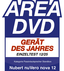 nuVero nova 12 - AREA-DVD Gerät des Jahres 