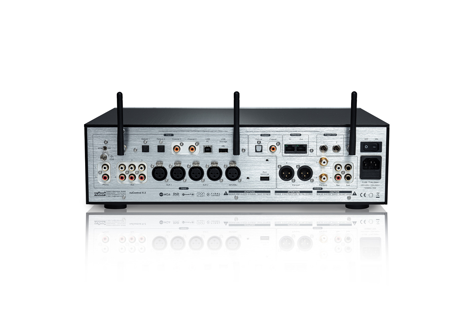 nuControl X-2 Rückansicht