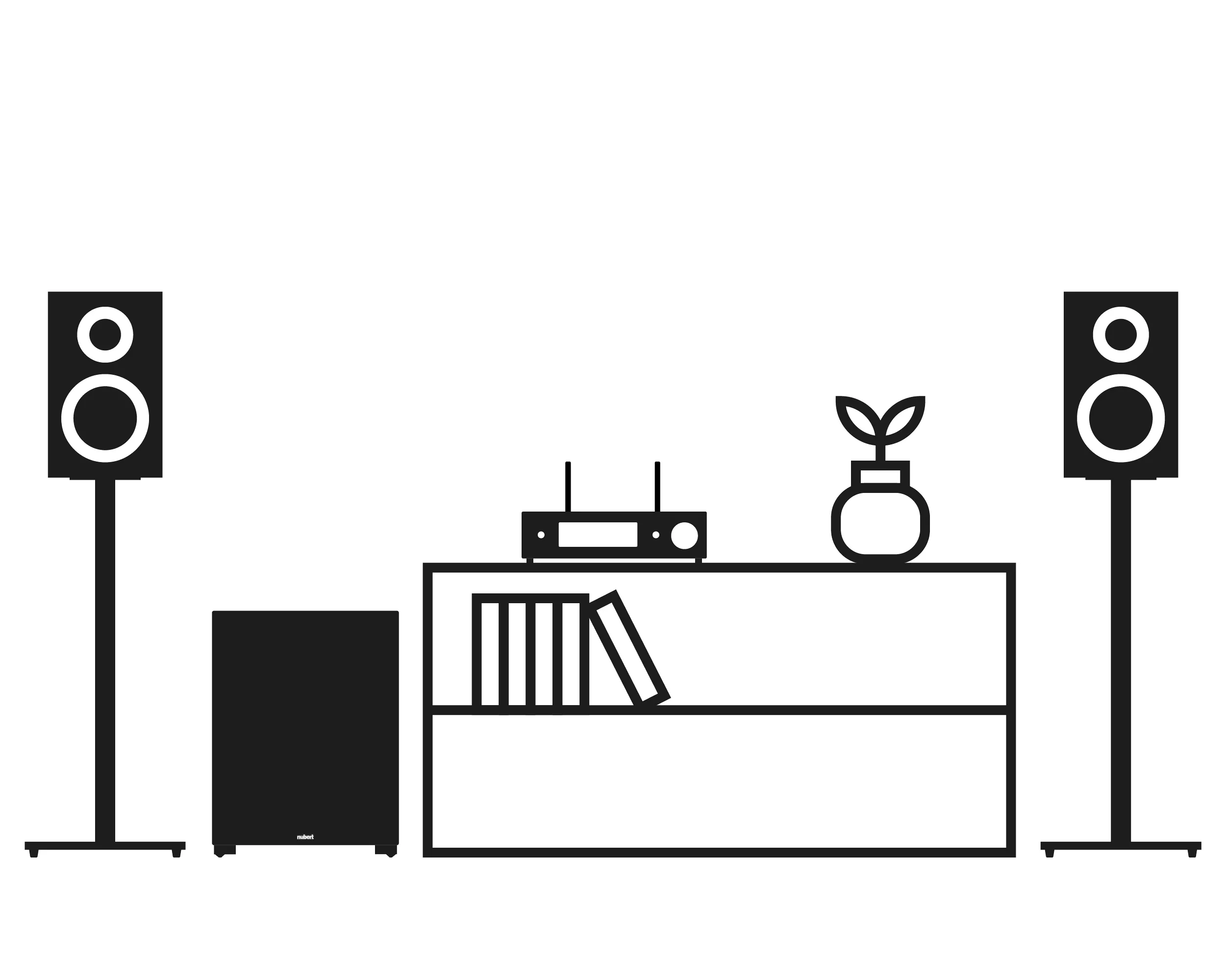 nuConnect ampX im Set mit Subwoofer nuConnect ampX im Set mit Subwoofer