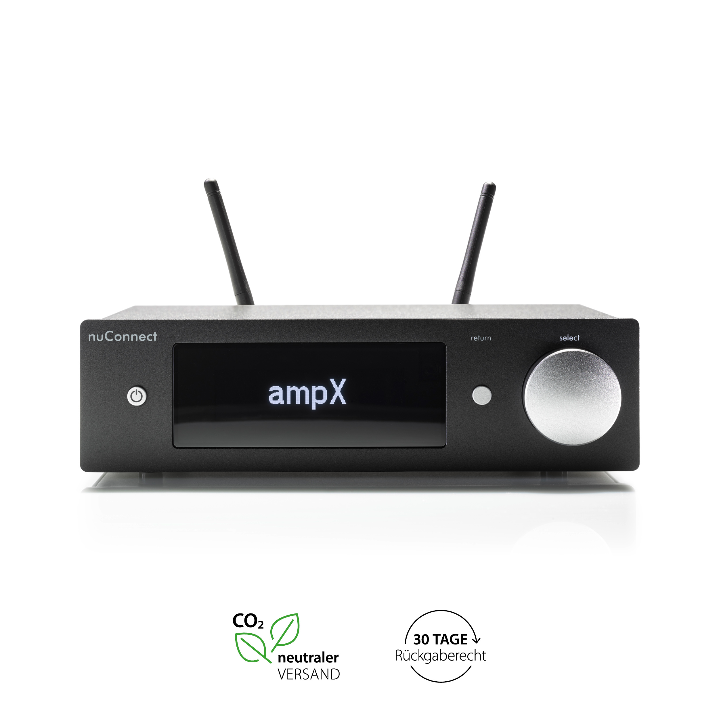nuConnect ampX amplifier nuConnect ampX amplifier with display and antennas