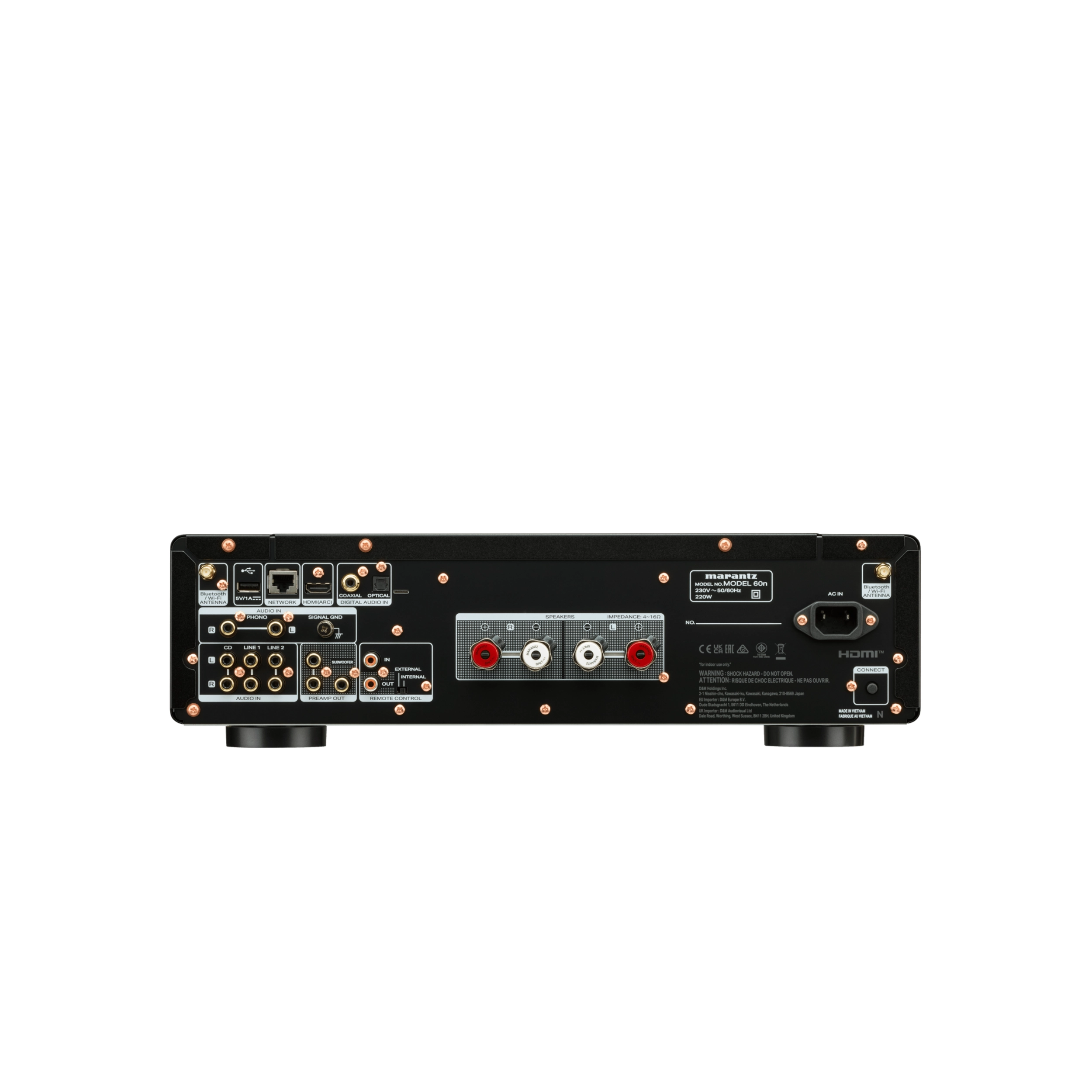 Marantz Model 60n rear Marantz Model 60n rear black