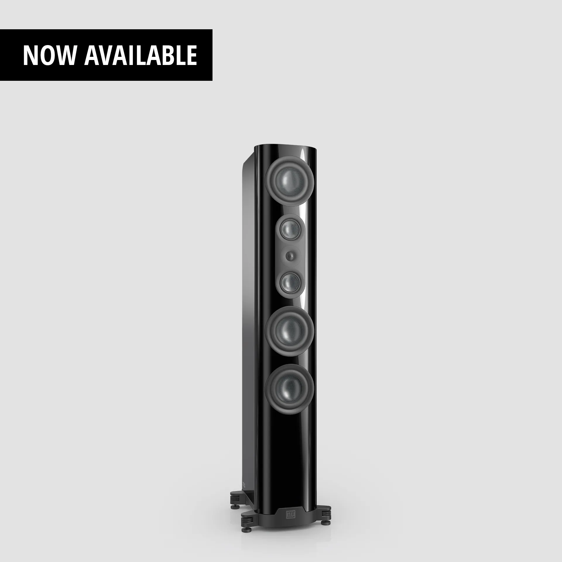 nuVero nova 14 - medium floorstanding loudspeaker in black