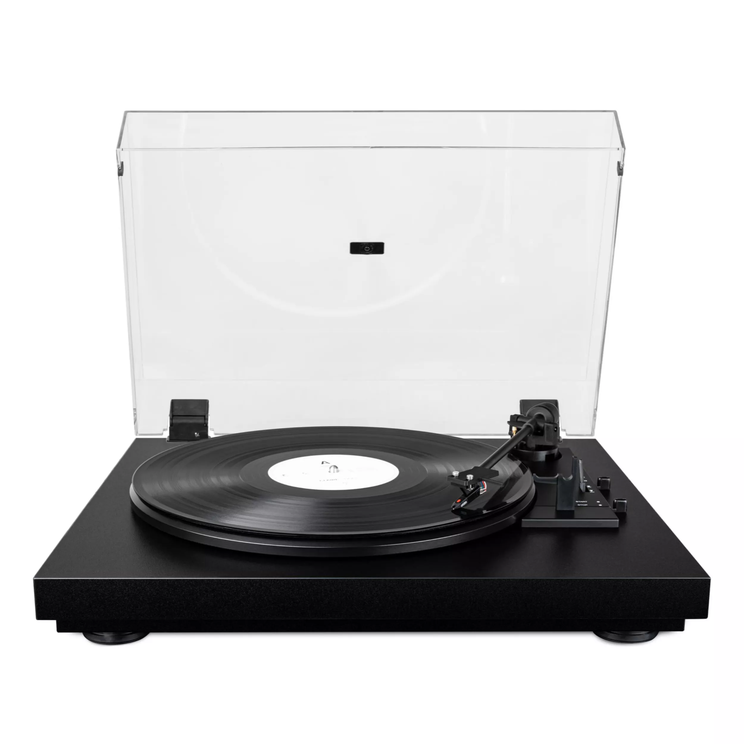 Pro-ject Plattenspieler A1 in Schwarz Vorderseite