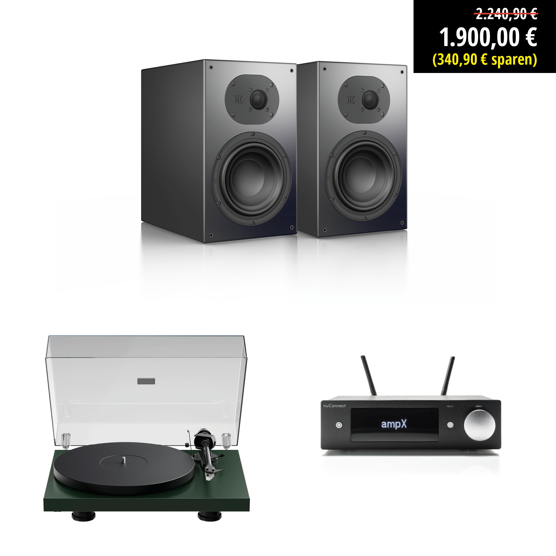 nuLine 34 Phono Set mit Preisangabe