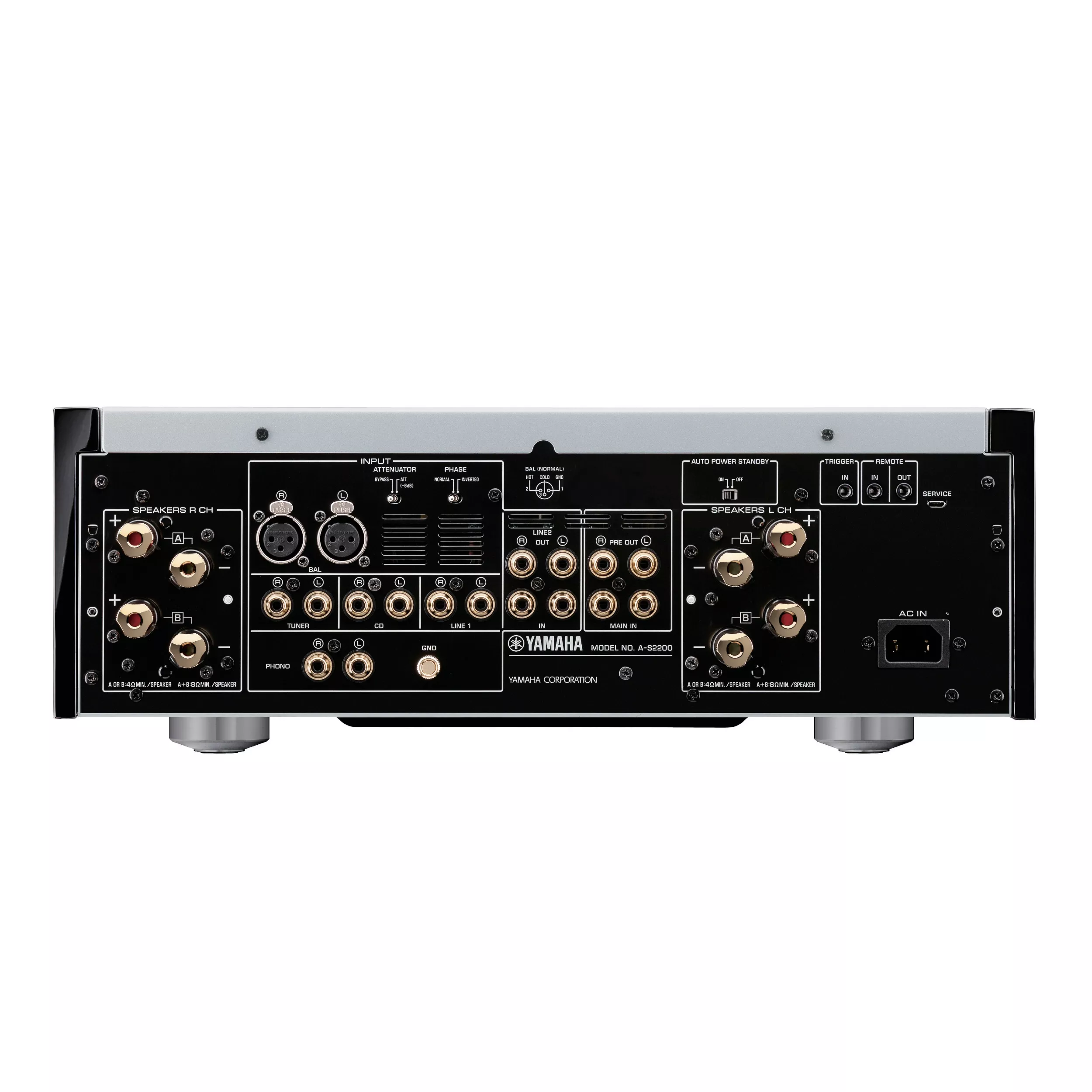 Yamaha Stereo Verstärker A-S2200 Rückseite