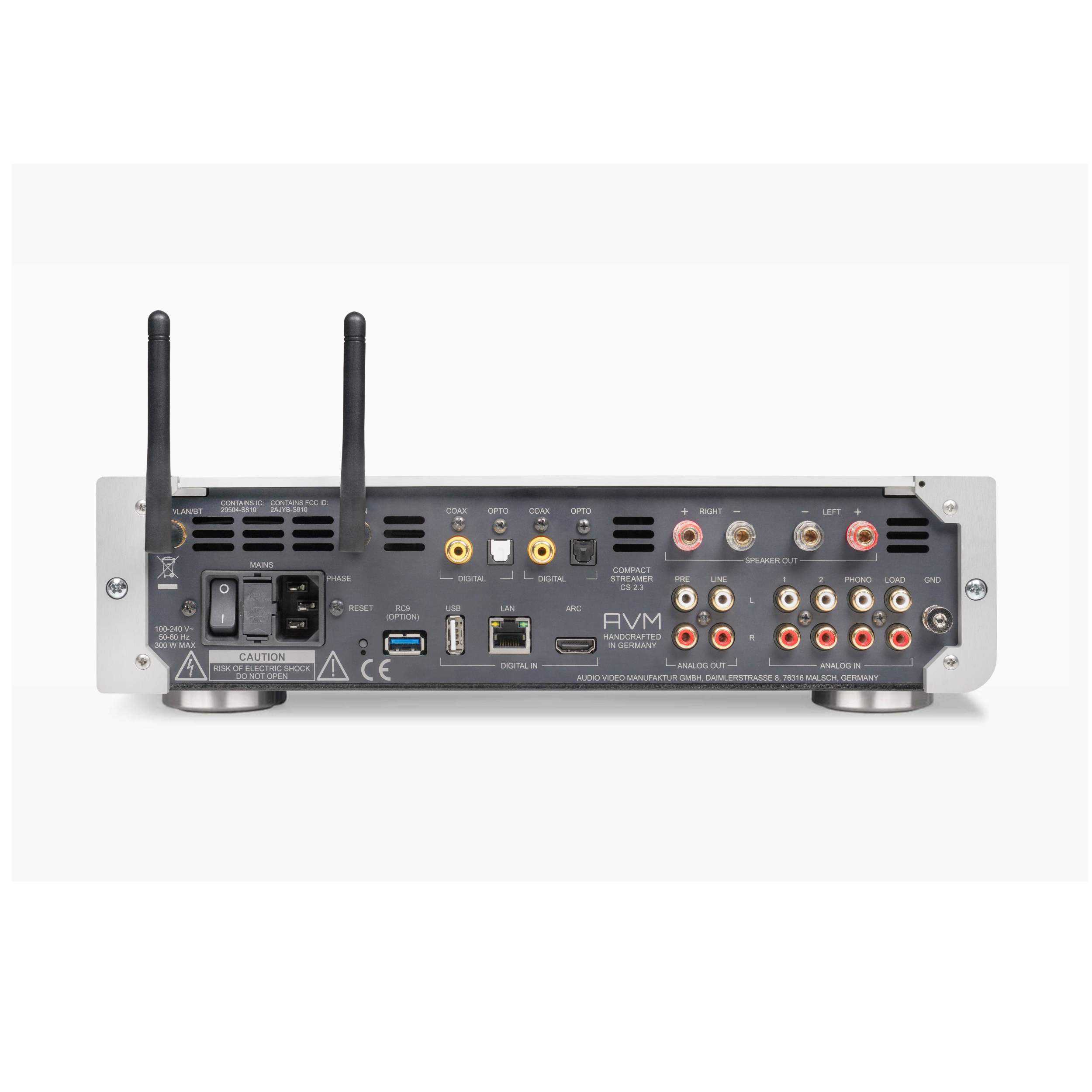 AVM CD Receiver CS 3.2 Rückseite AVM CD Receiver CS 3.2 Rückseite