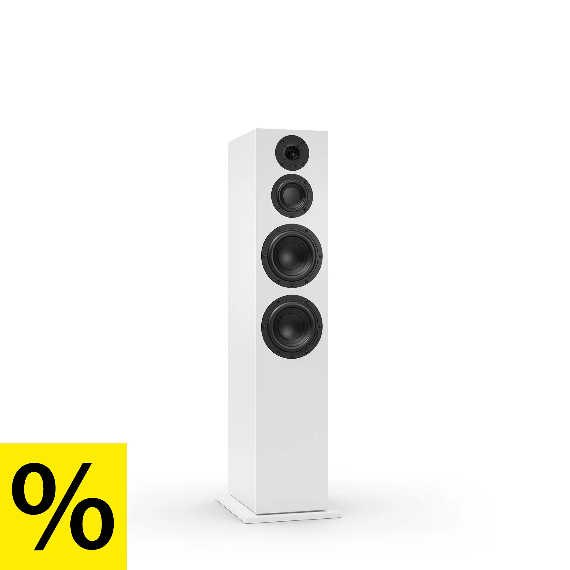 nuBoxx B 70 floorstanding loudspeaker in White Almost Good