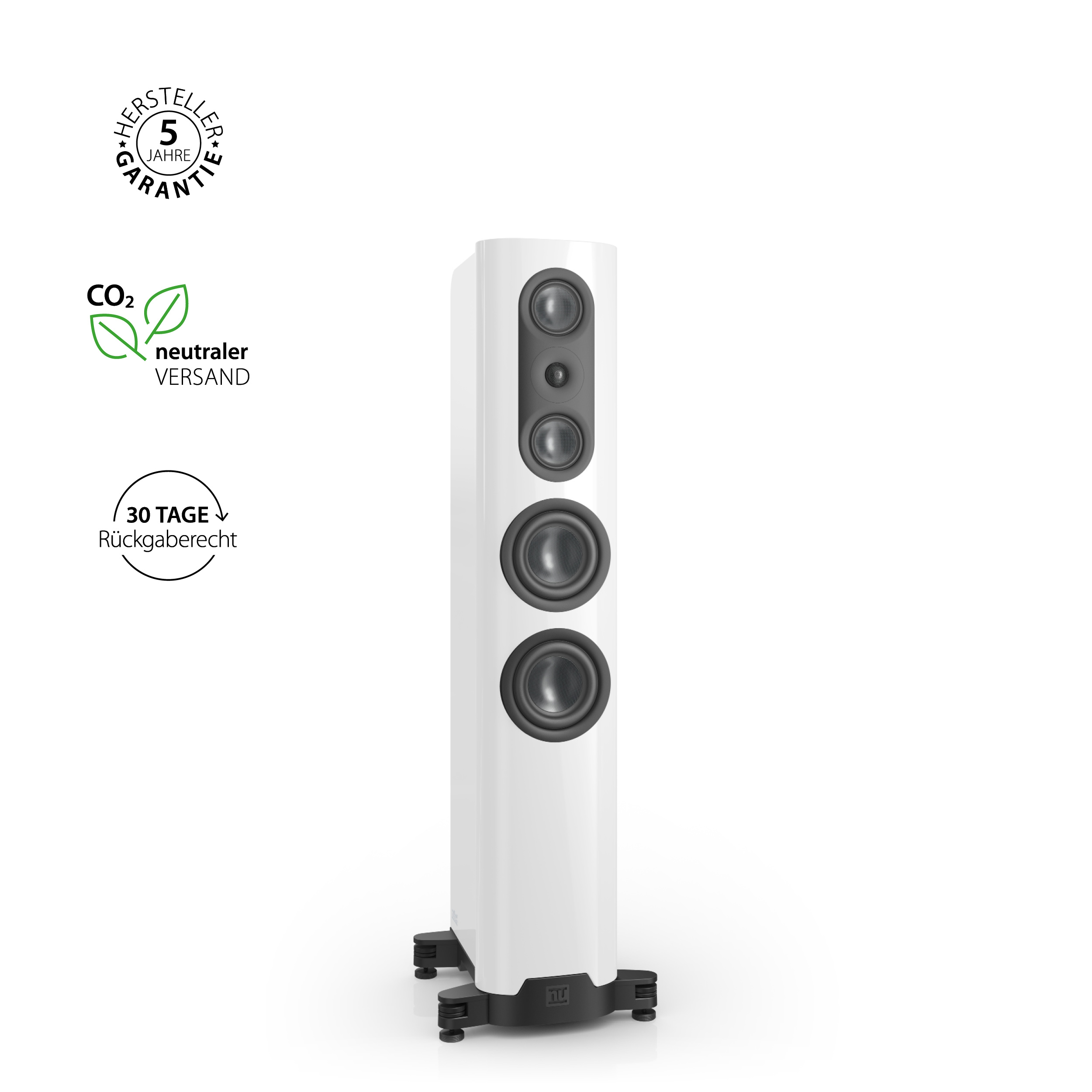 nuVero nova 12 Weiß Vorne Icons