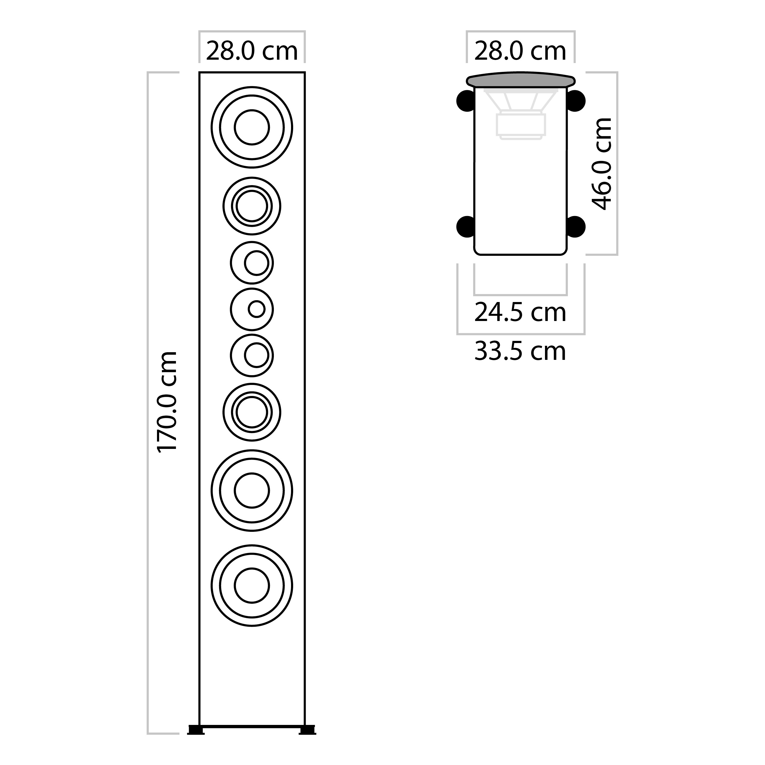 nuVero 170 Abmessungen nuVero 170 Abmessungen