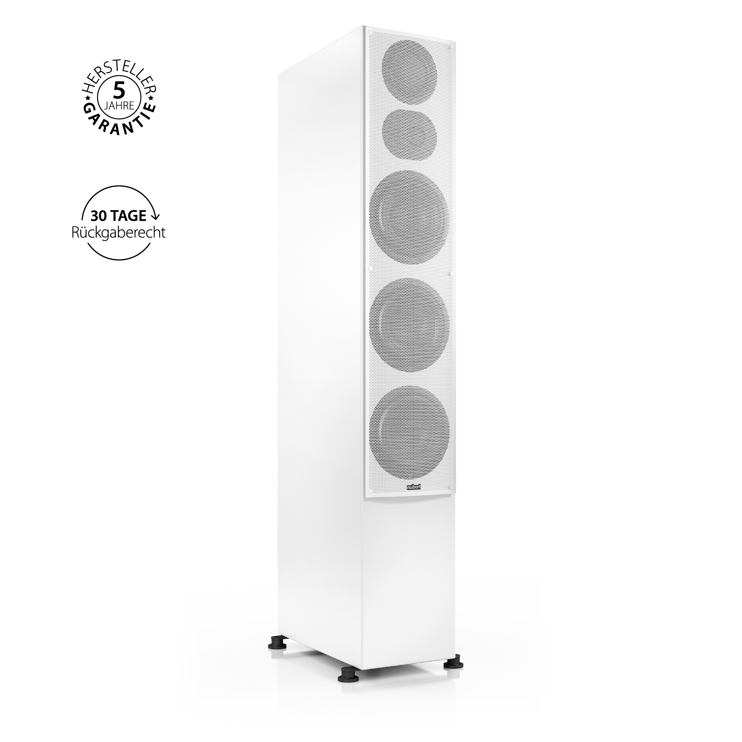 nuLine 334 nuLine 334 floorstanding loudspeaker in white with Cover