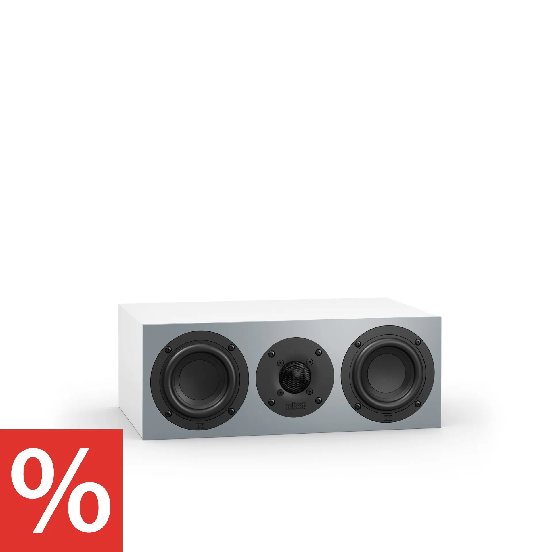 nuBoxx B-50 centre speaker in Light Grey B Stock