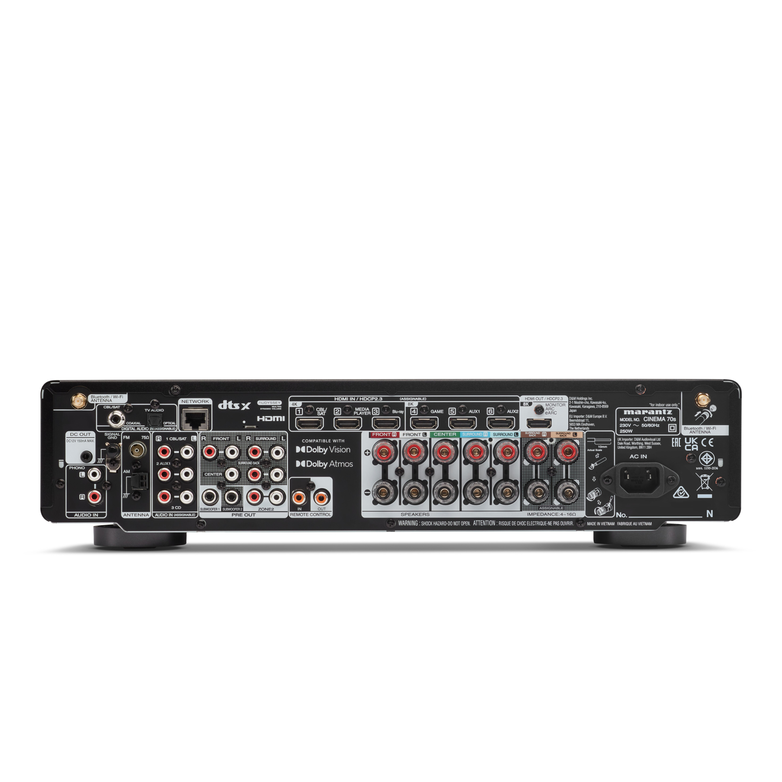 Marantz Cinema 70 rear Marantz Cinema 70 rear