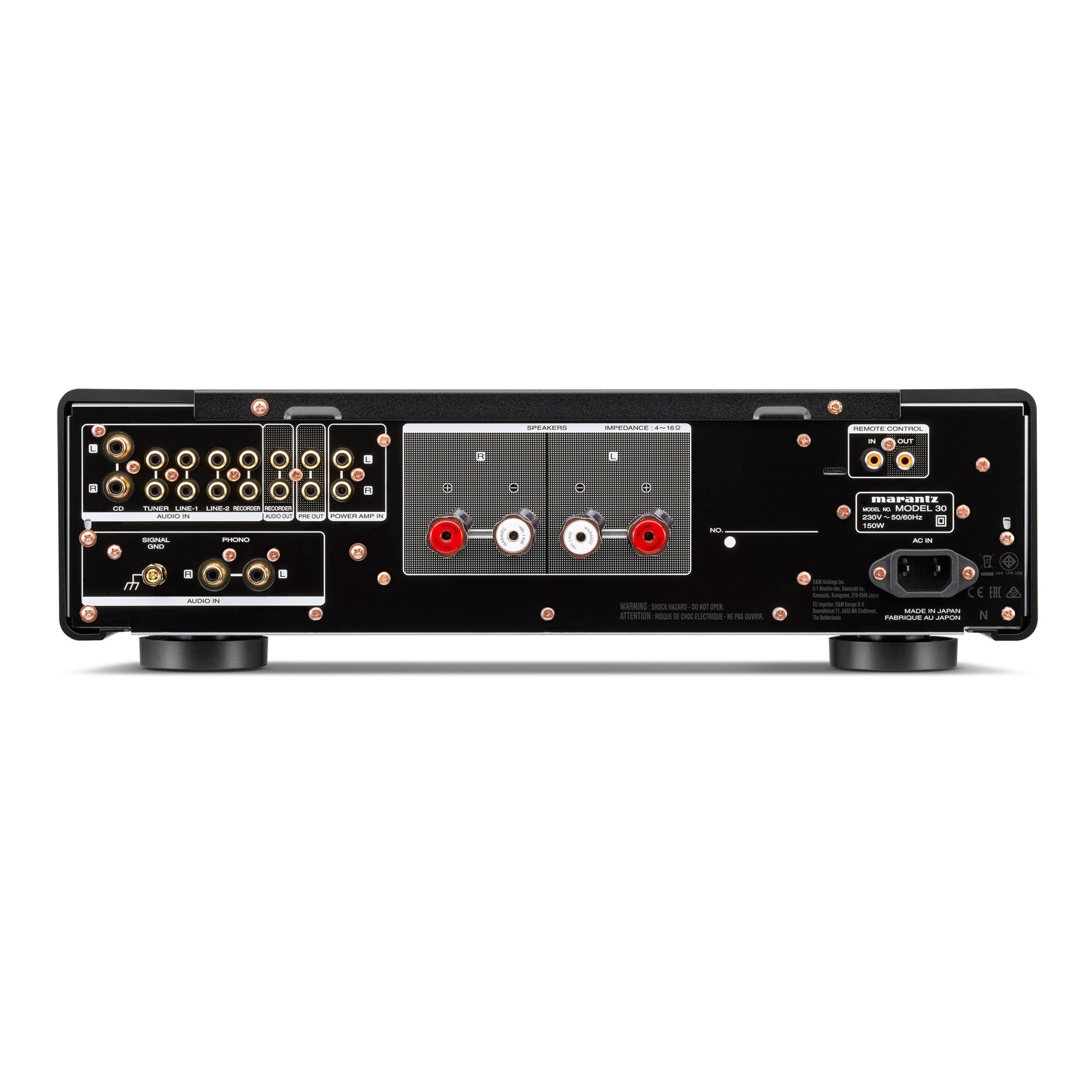 Marantz Stereo Verstärker Model 30 Marantz Stereo Verstärker Model 30 in schwarz Rückseite