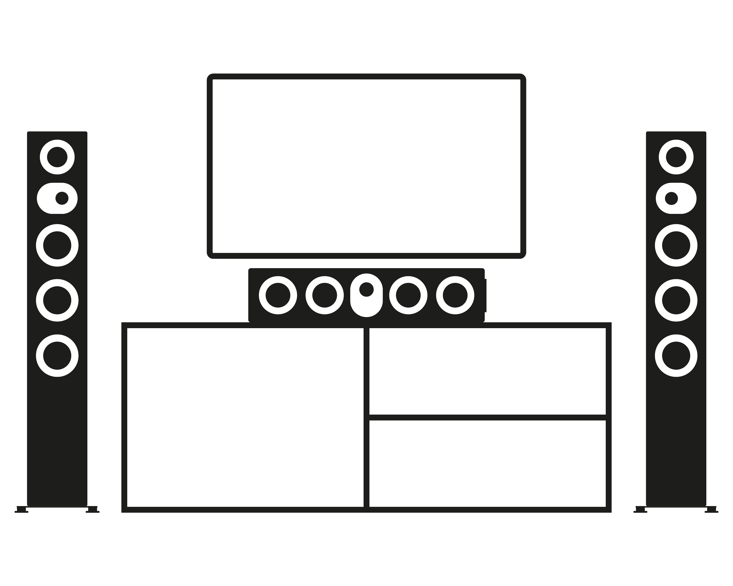 nuLine CS-174 Anwendungsbeispiel Heimkino nuLine CS-174 Anwendungsbeispiel Heimkino