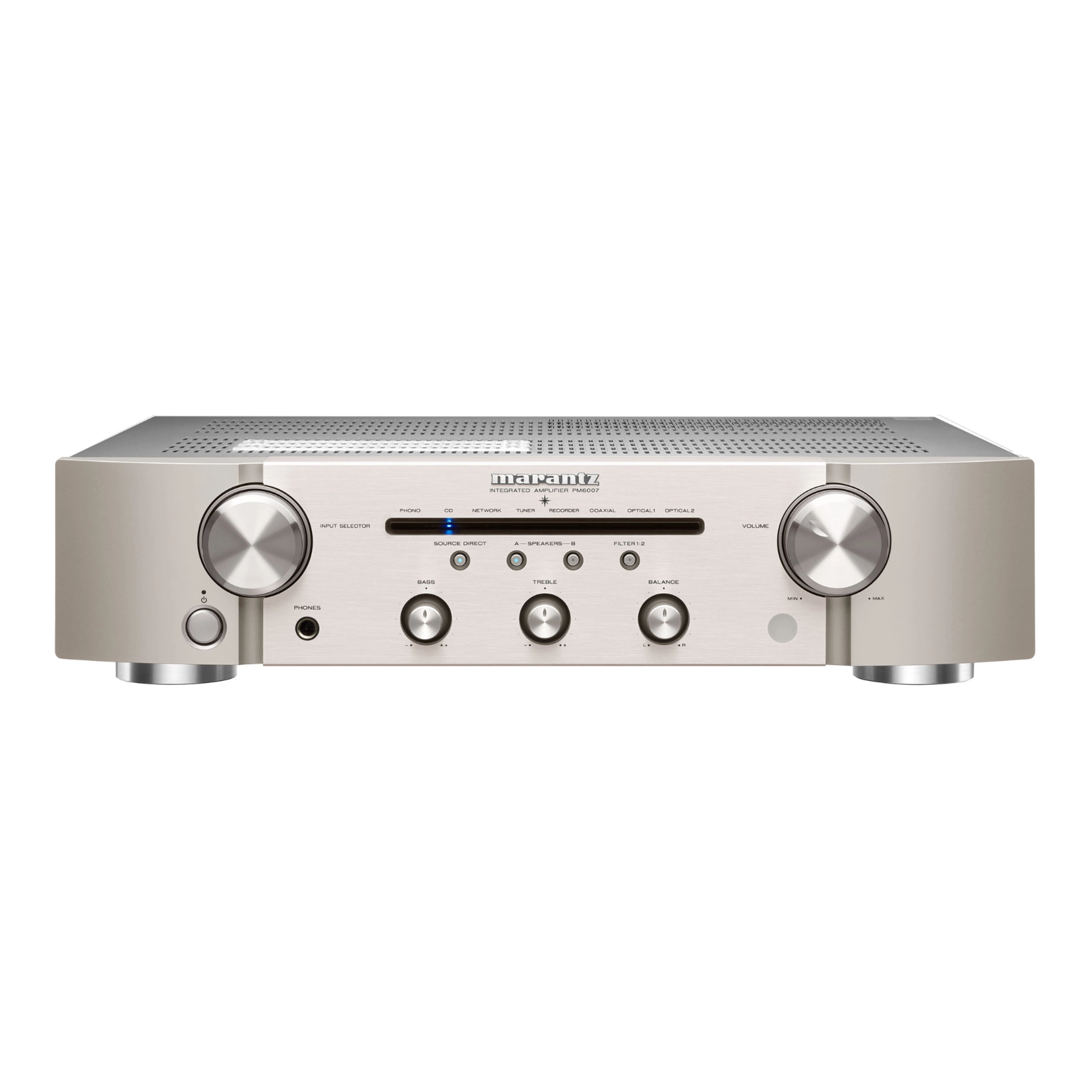 Marantz PM6007 in Silbergold Vorderseite Marantz PM6007 in Silbergold Vorderseite
