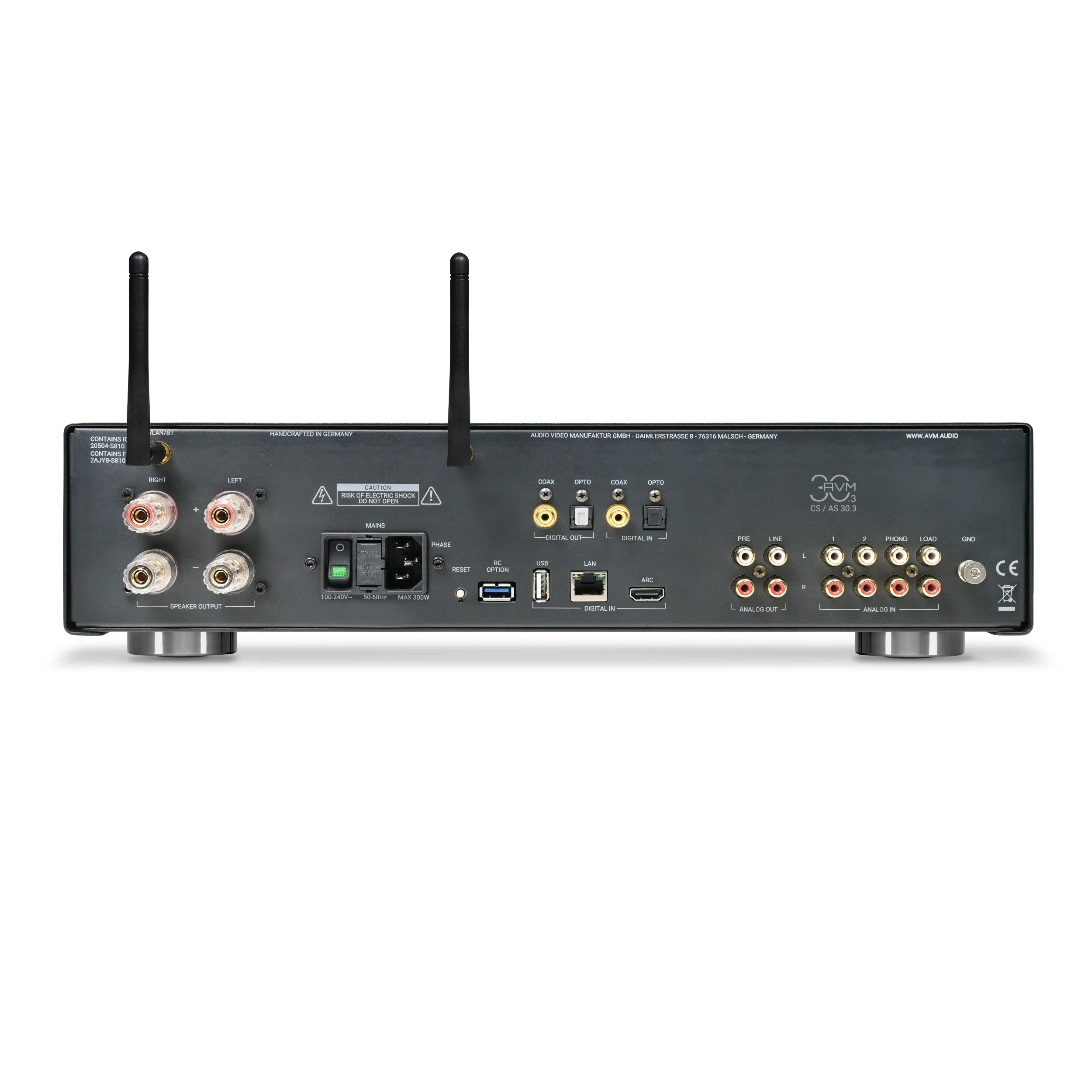 AVM Audio AS 30.3 Rear