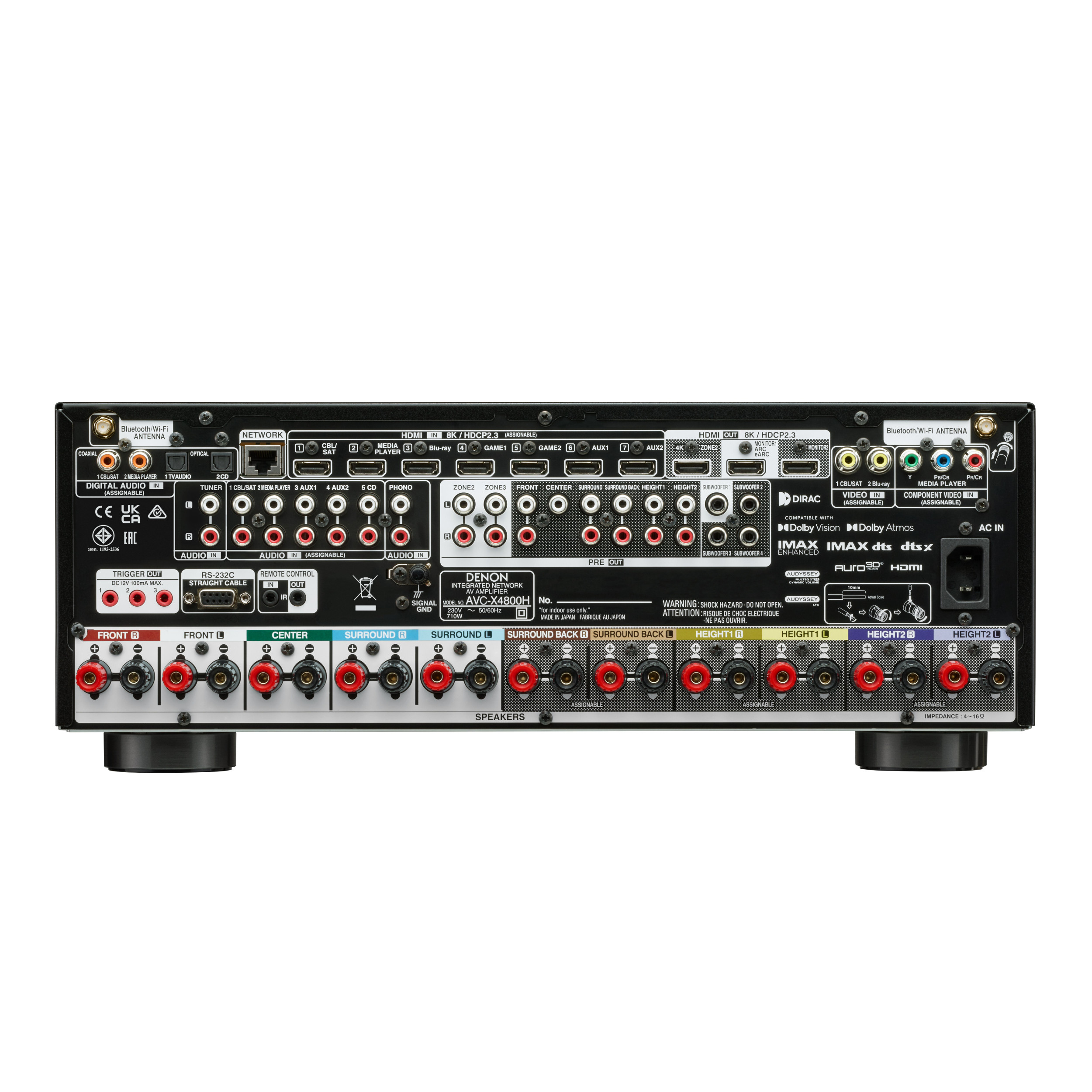 AV Receiver Denon AVC X 4800 H AV Receiver Denon AVC X 4800 H