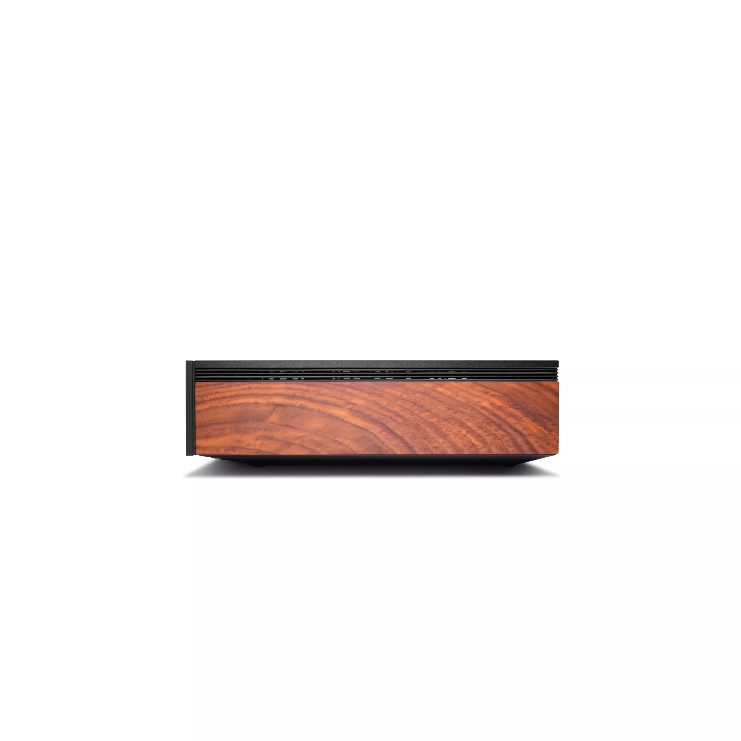Cambridge CD player side wood paneling