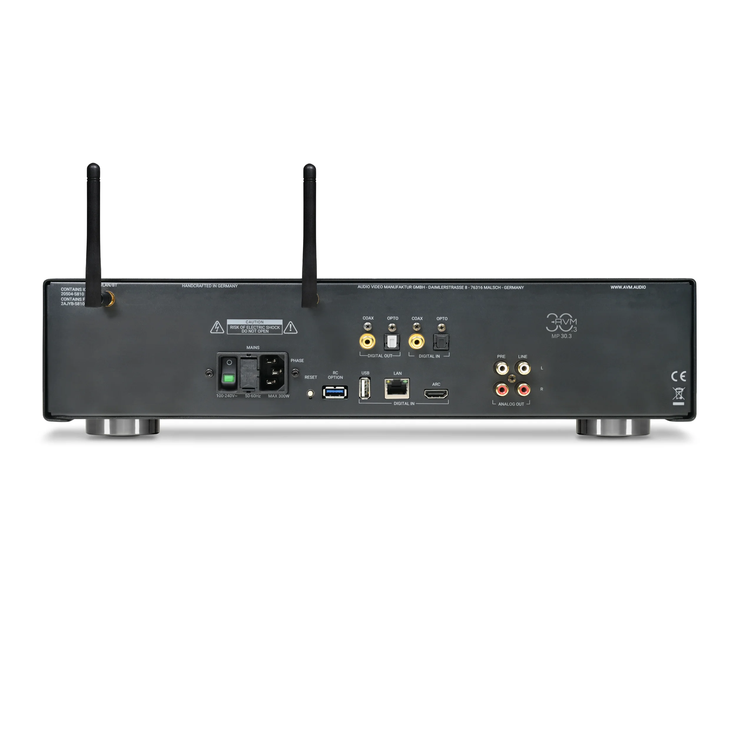 AVM Audio MP 30.3 Hinten