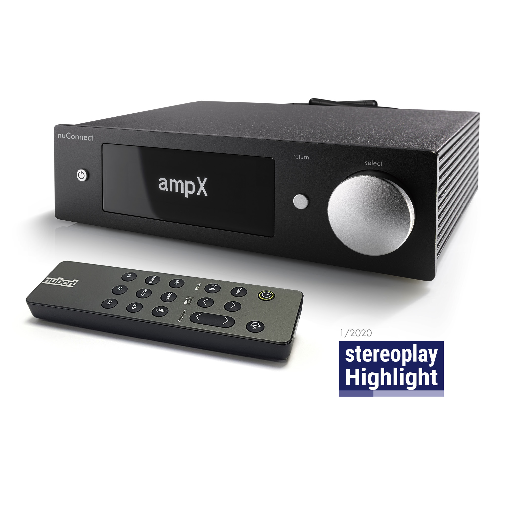 nuConnect ampX amplifier nuConnect ampX amplifier with display and antennas