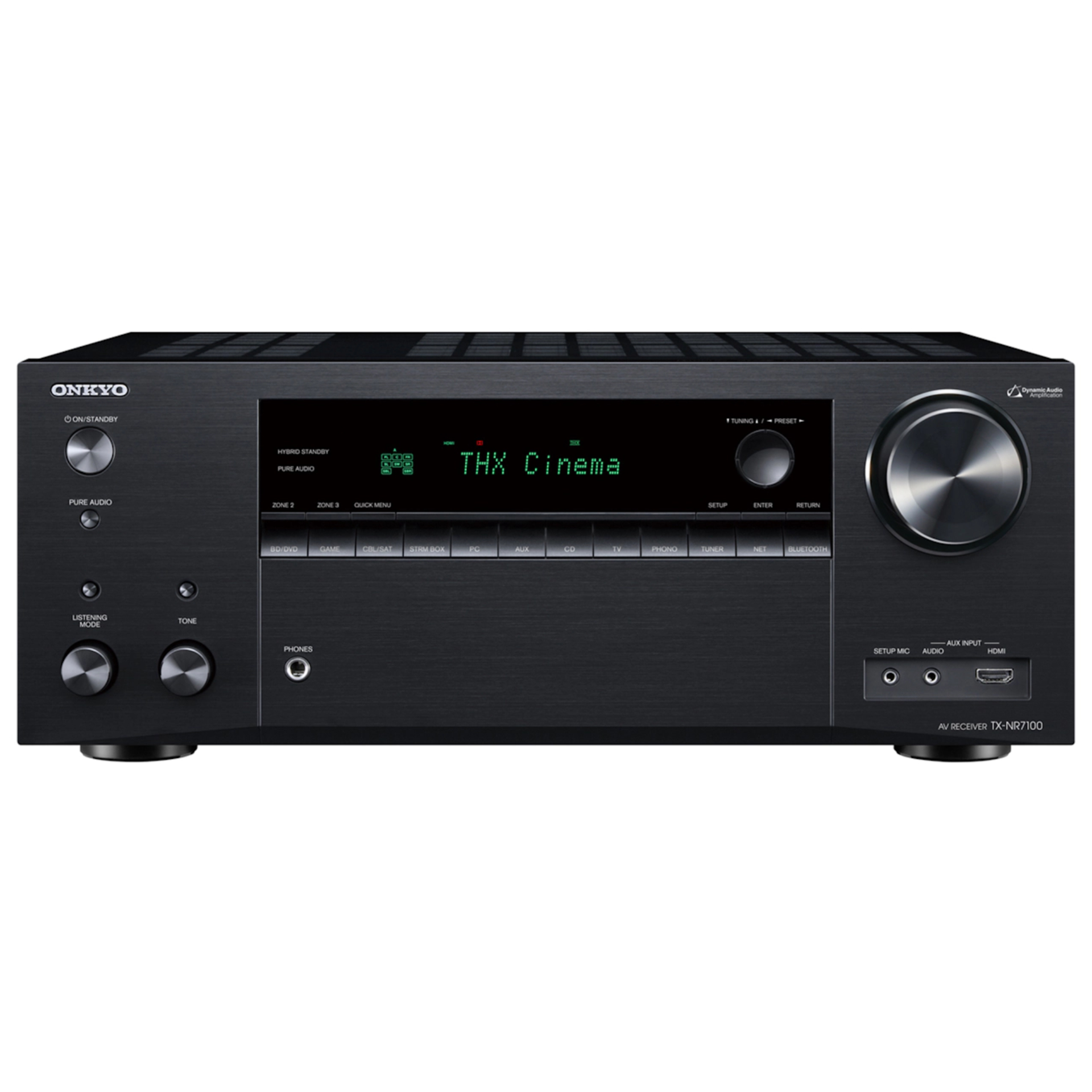 Onkyo TX-NR7100 front panel  Onkyo TX-NR7100 front panel
