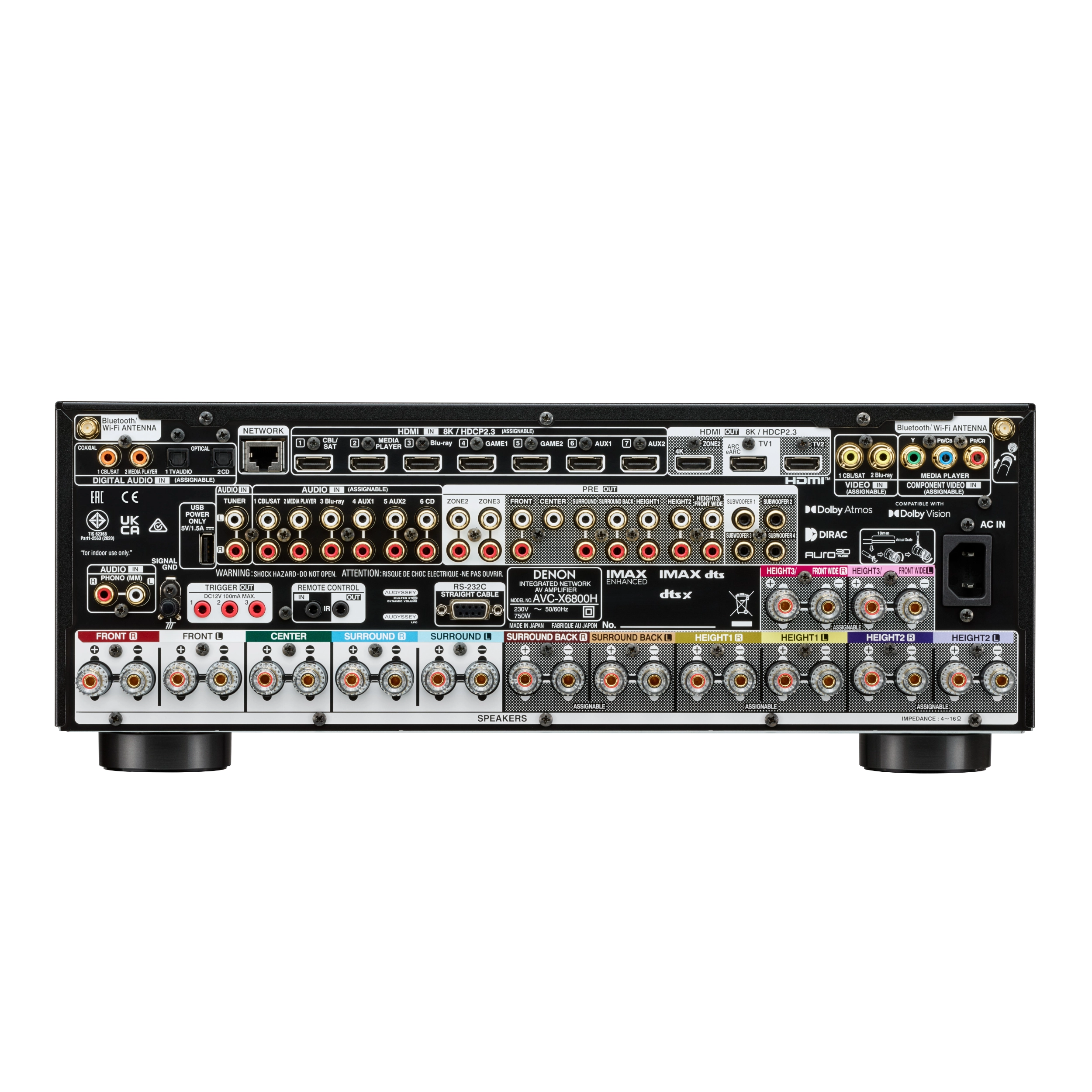 AV Receiver Denon AVC X 6800 H AV Receiver Denon AVC X 6800 H