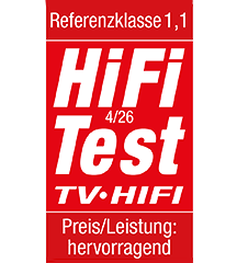 Referenzklasse 1,1, HiFi-Test-nuVero nova 5, Preis/Leistung: hervorragend