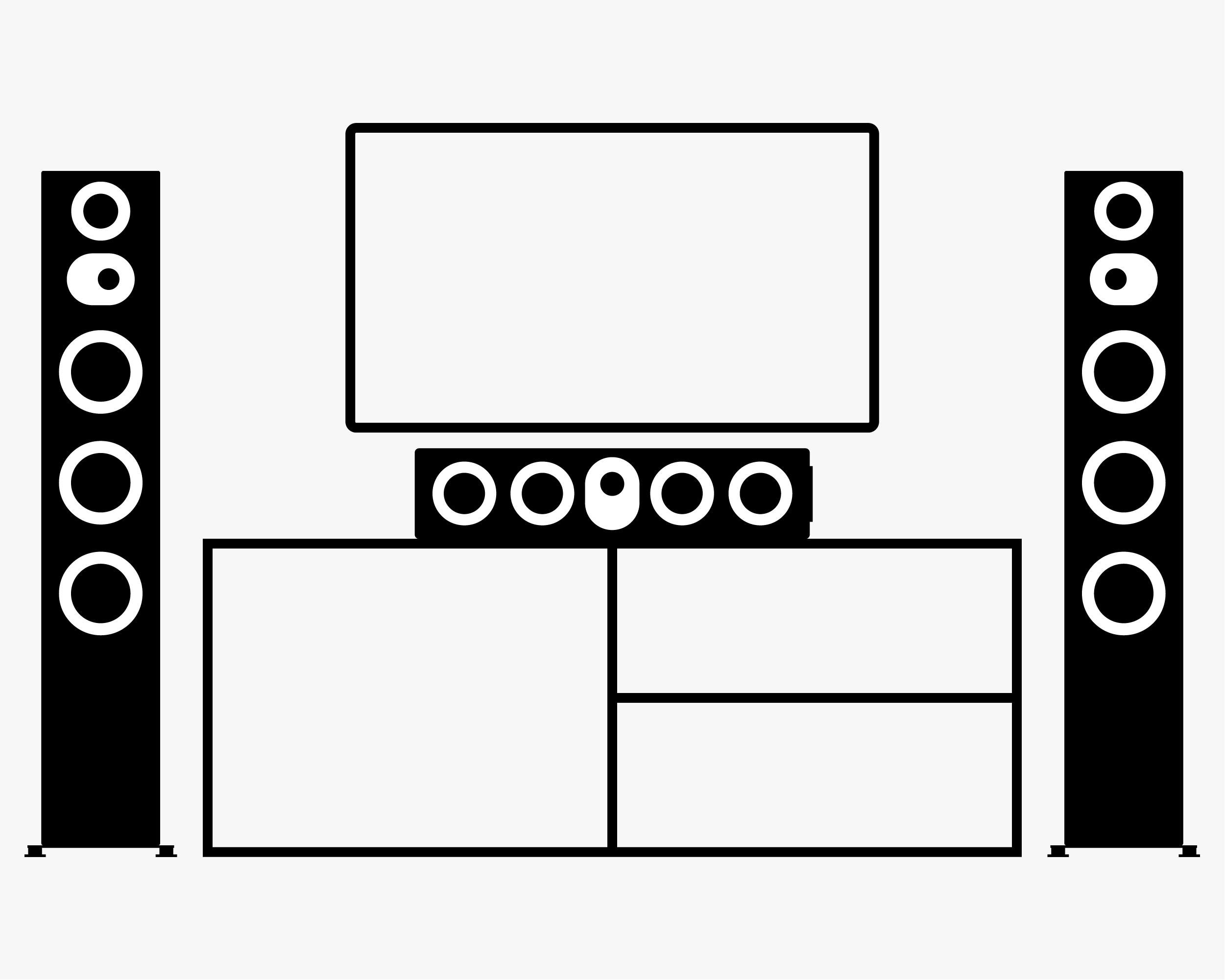 nuLine 334 application with surround sound