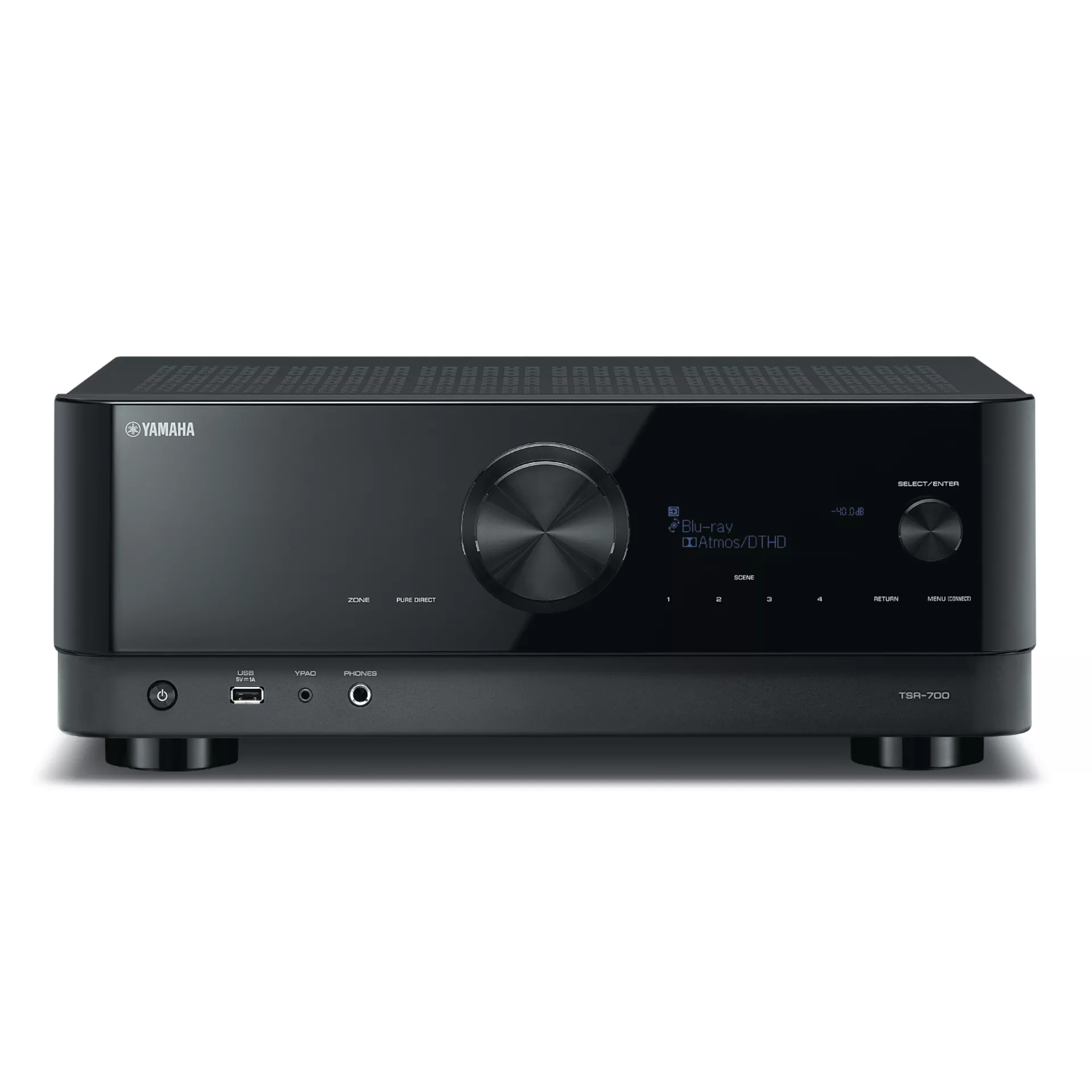 Yamaha AV Receiver TSR-700 schwarz Vorderseite