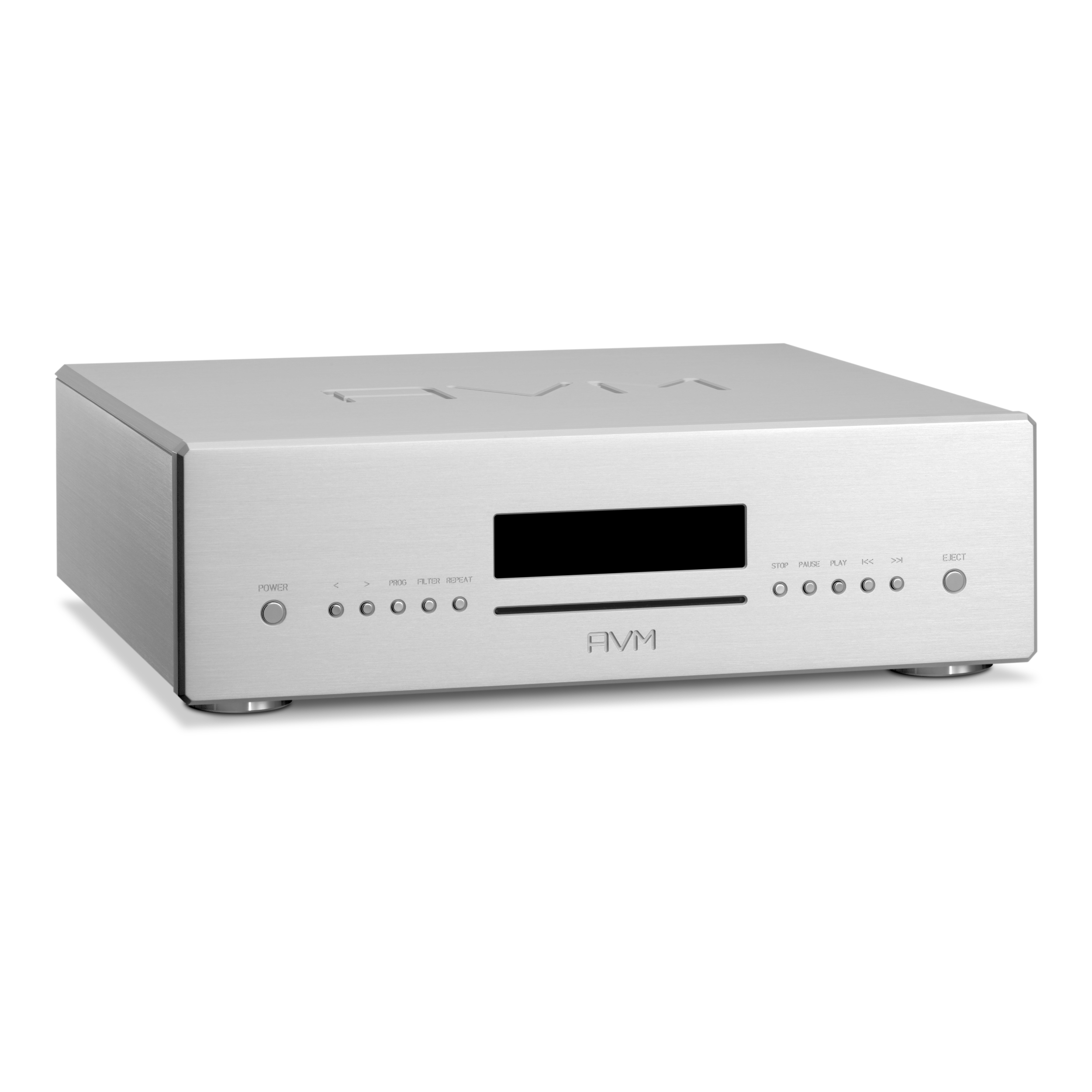 AVM CD Player CD 6.3 weiß front gedreht  AVM CD Player CD 6.3 weiß front gedreht