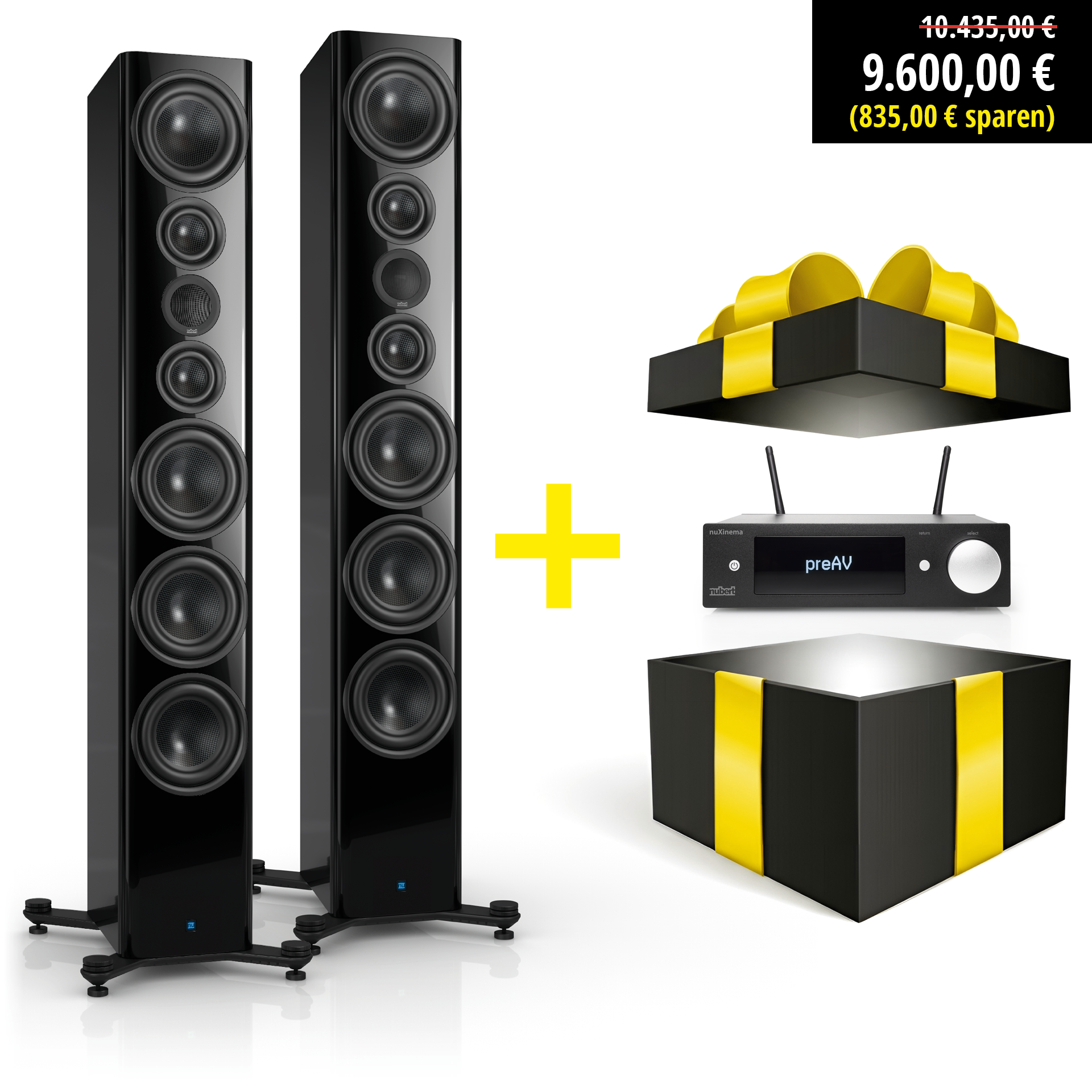 Set nuZeo 15 und nuXinema preAV mit Preisvergünstigung