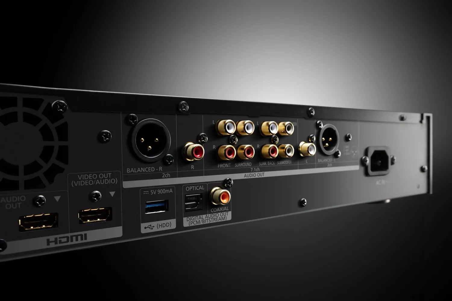 Panasonic Bluray Player DP-UB9004 Anschlüsse