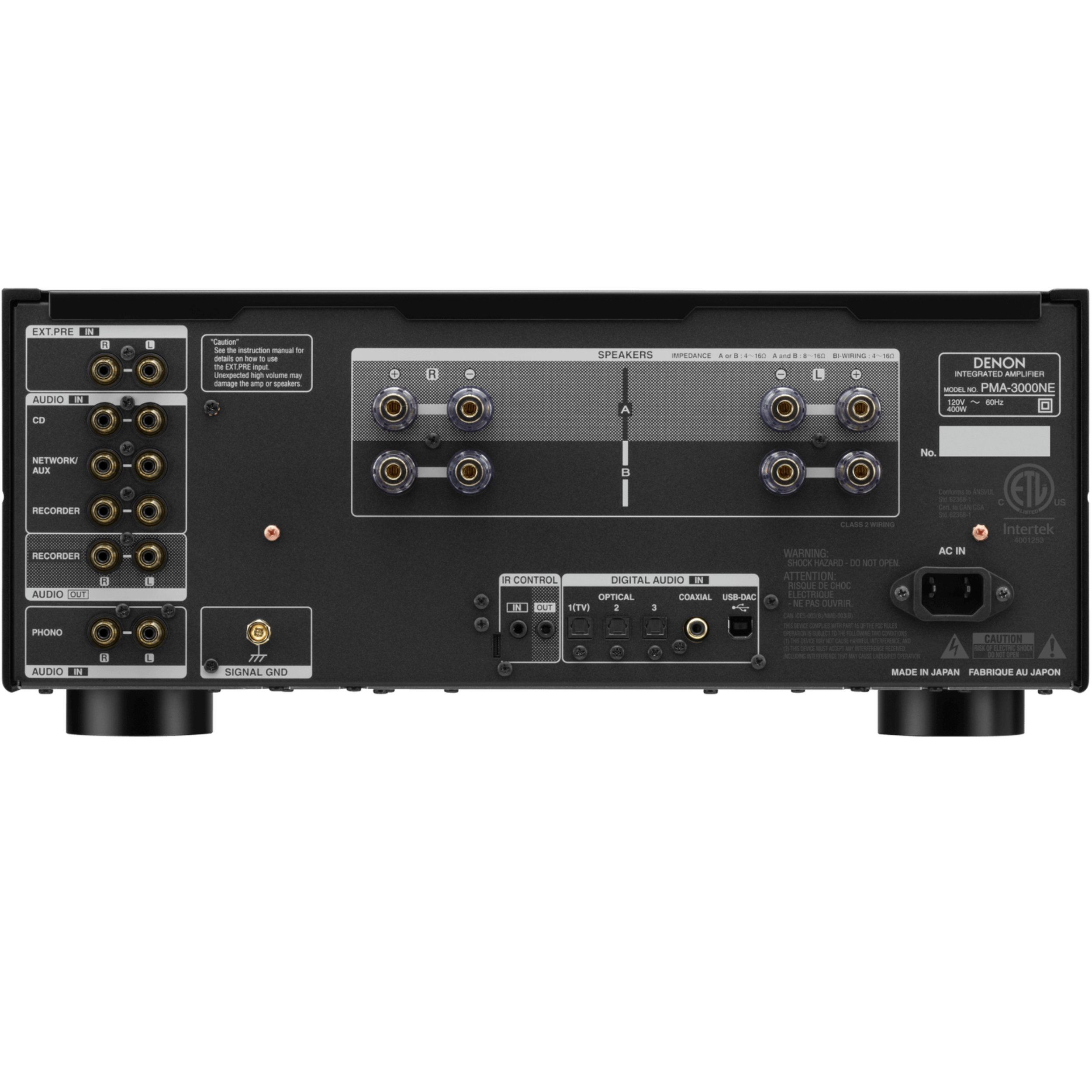 Denon PMA 3000 Rückseite  Denon Pma 3000 Rückseite