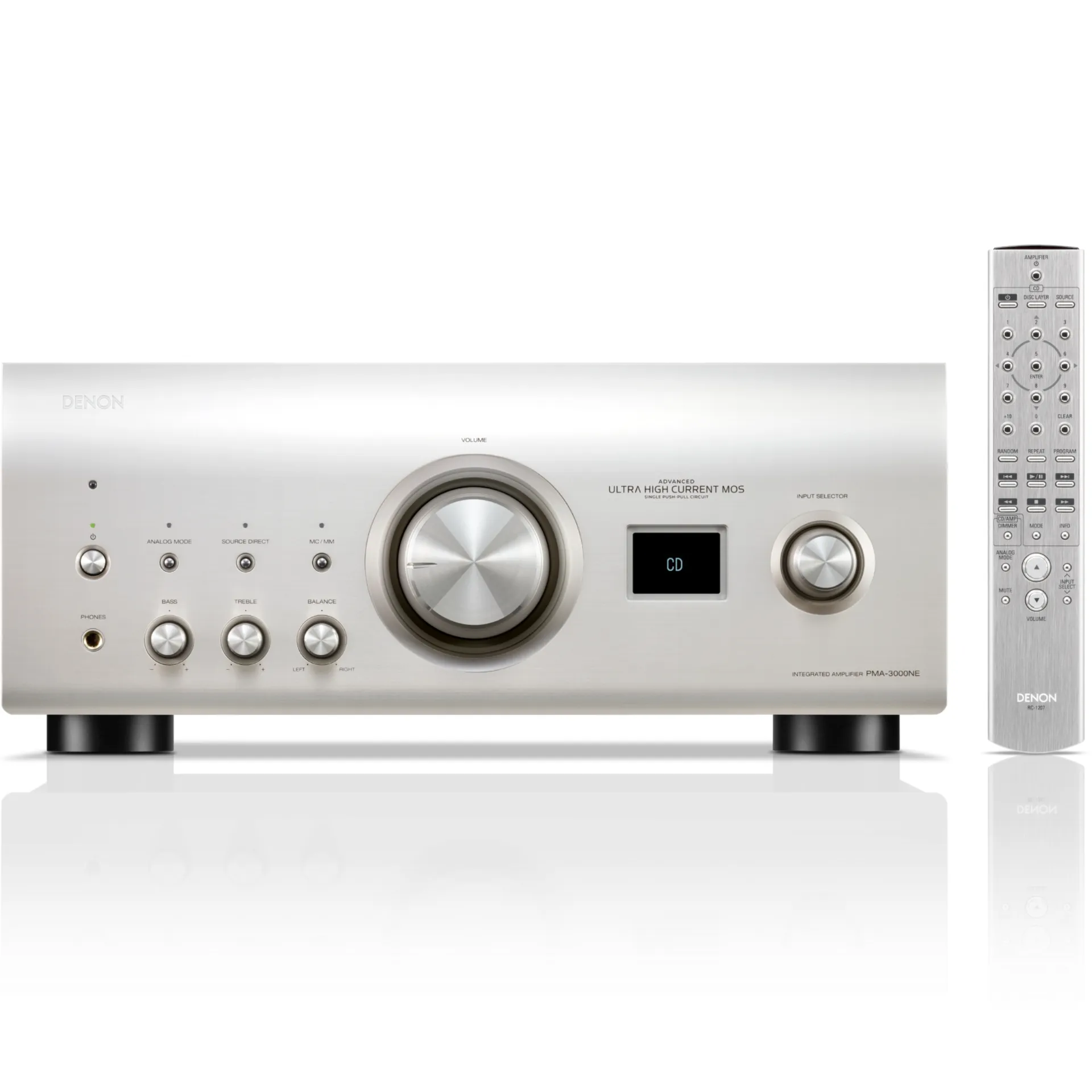 Denon Pma 3000 Front mit Fernbedienung 