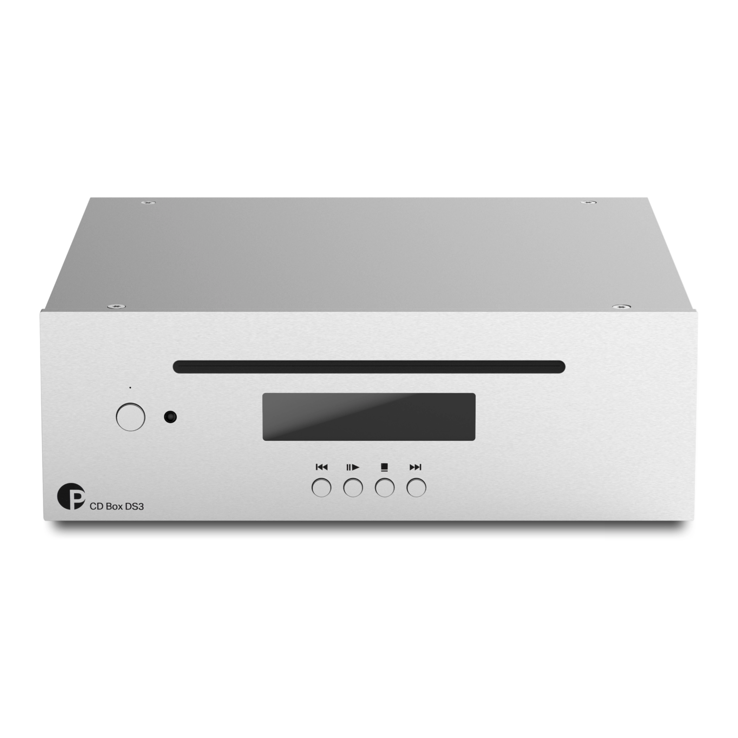 Pro-Ject CD Box DS3 Cover Front Silber