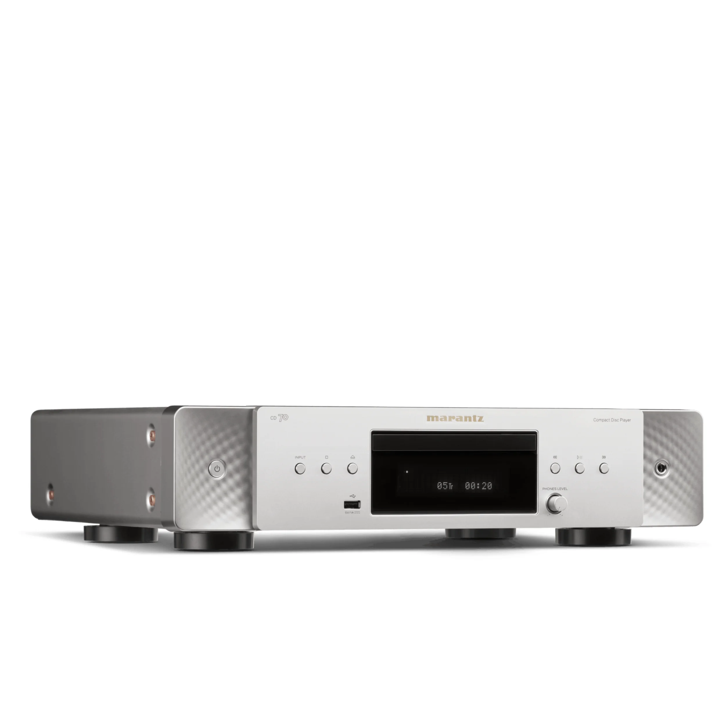 Marantz CD 70 Seitlich Silber