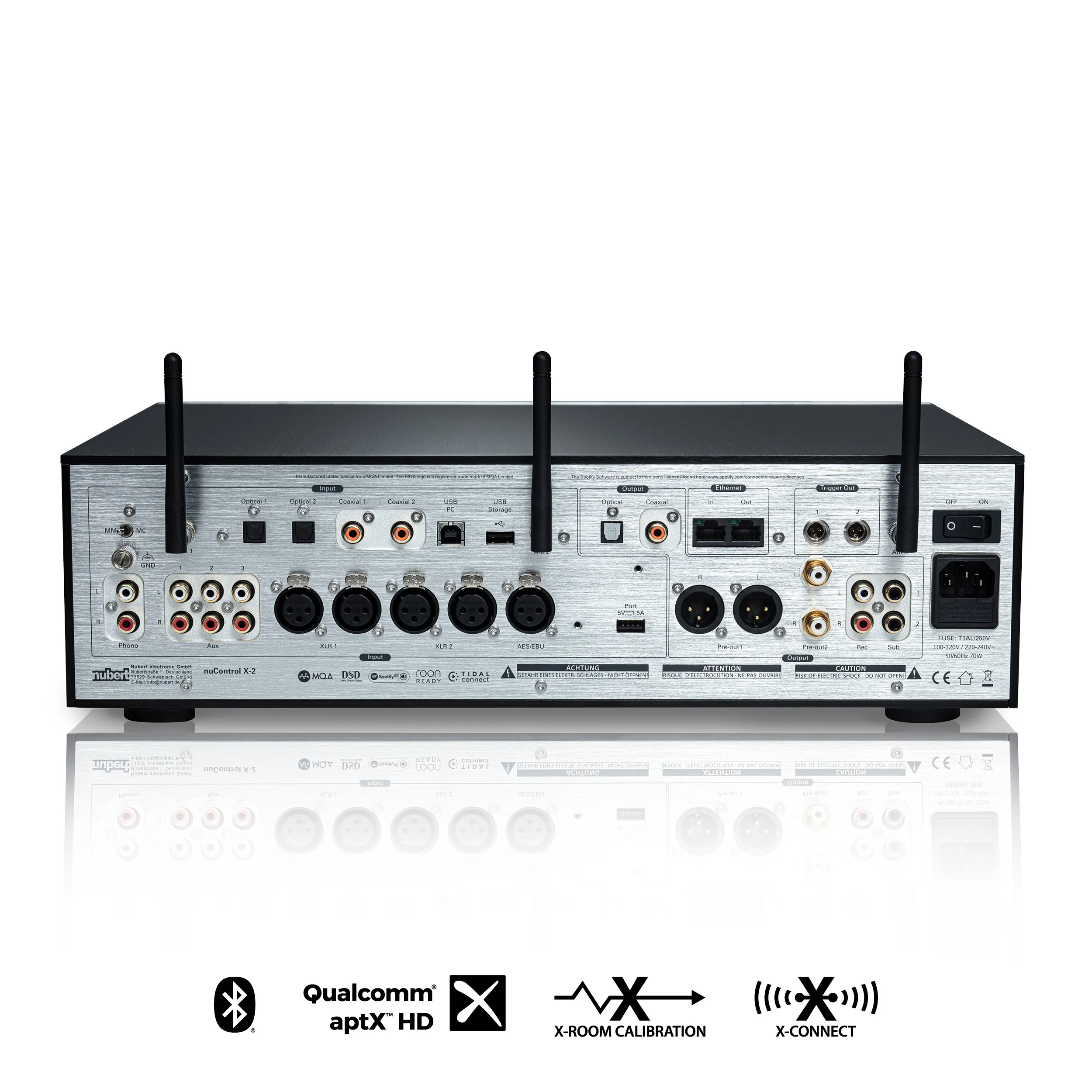 nuControl X-2 Hinten Features