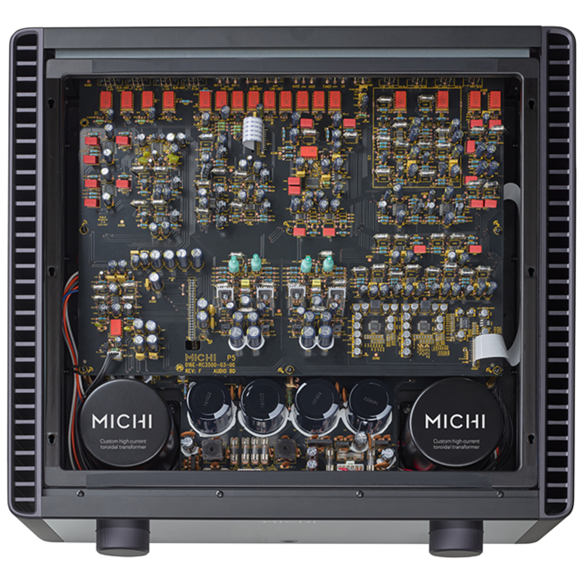Rotel P5 S2 preamp in black top panel Rotel P5 S2 preamp in black top panel
