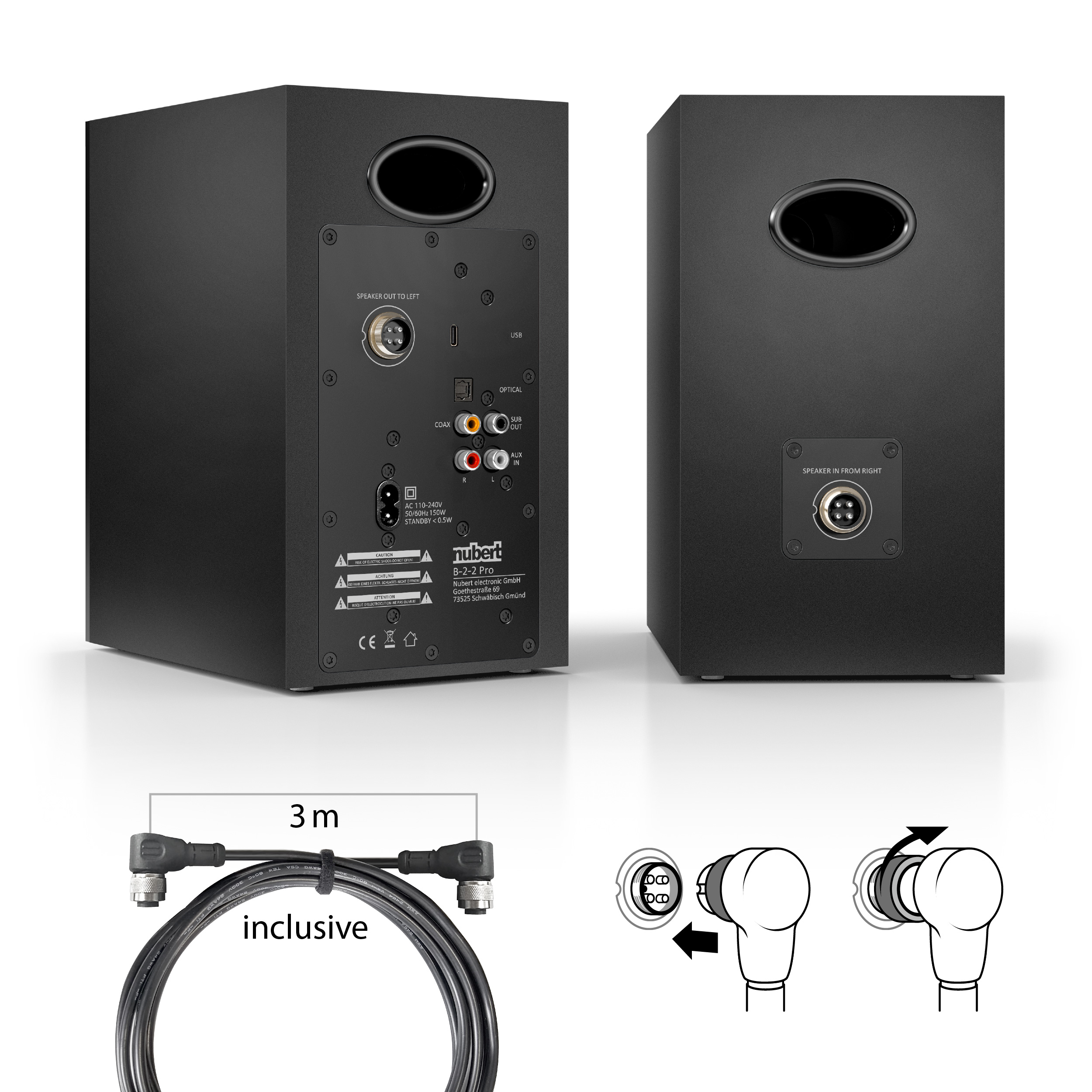 nuBoxx A-125 pro Rückseite nuBoxx A-125 pro Rückseite