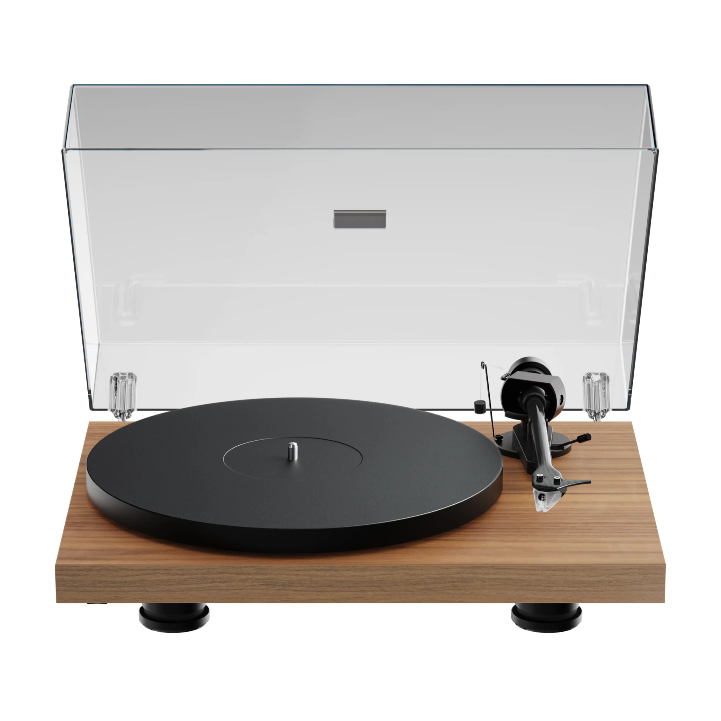 Pro-Ject Debut Evo 2 Seidenmatt Walnuss Front Pro-Ject Debut Evo 2 Seidenmatt Walnuss Front