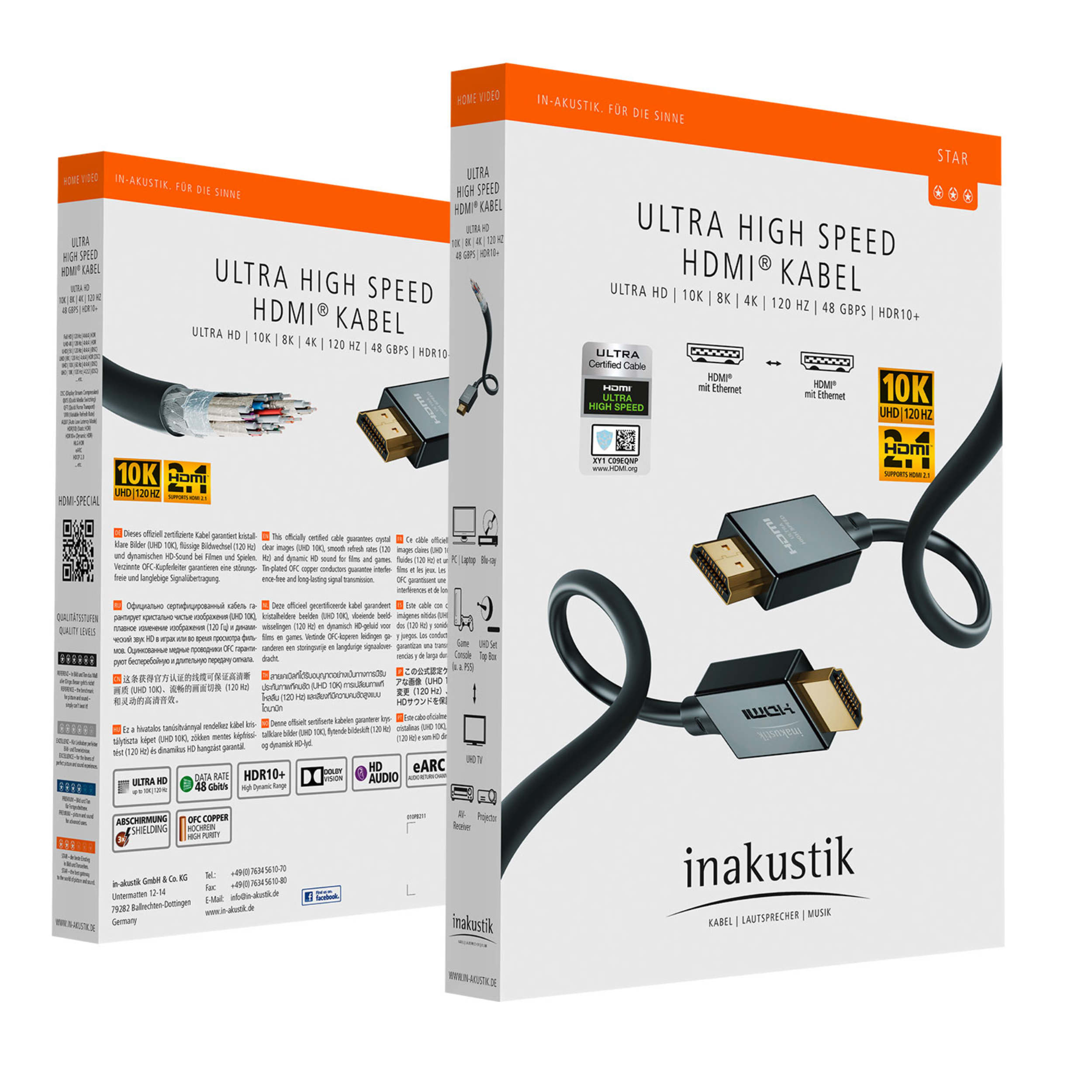 In Akustik Star 2.1 HDMI Verpackung In Akustik Star 2.1 HDMI Verpackung