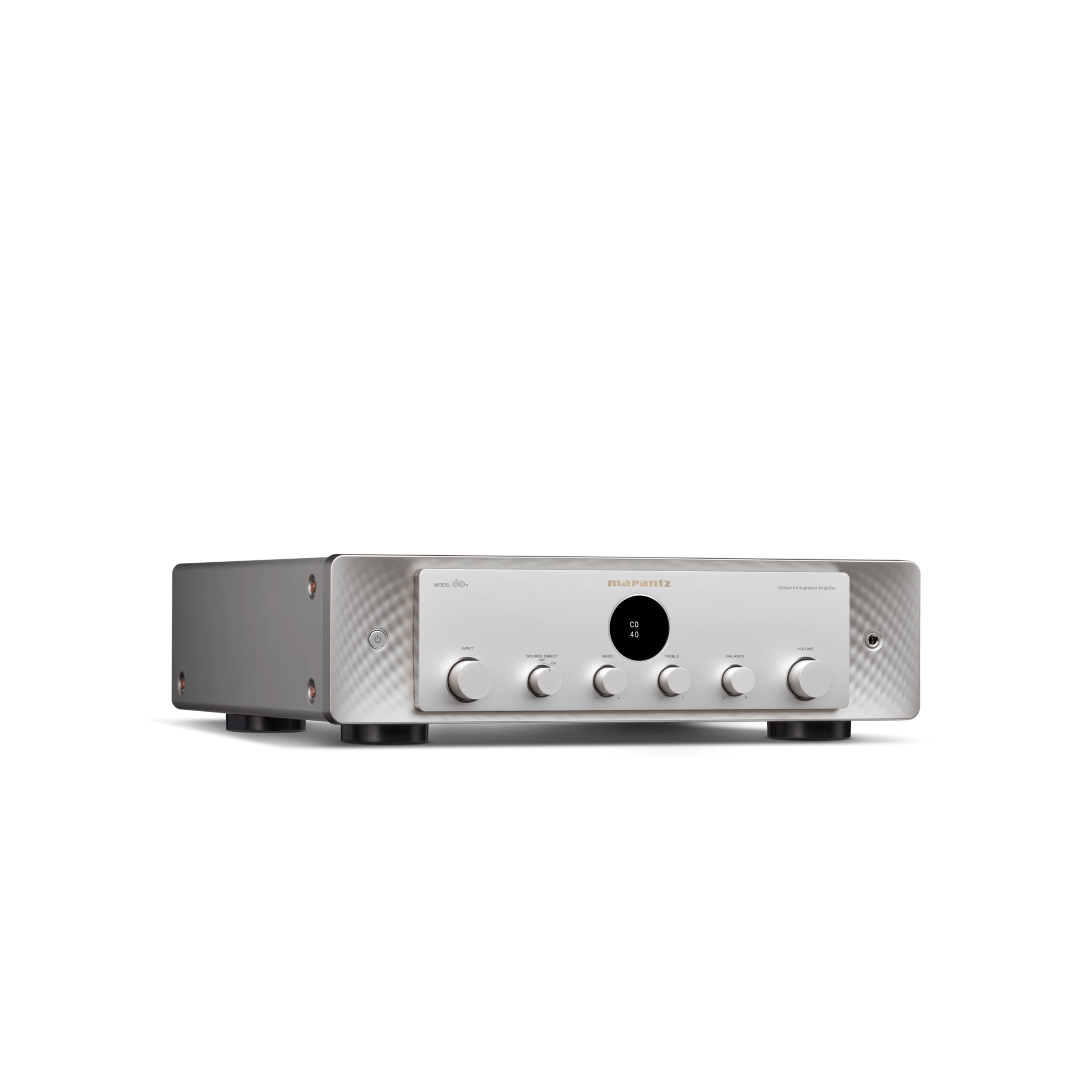 Marantz Model 60n Sideways Marantz Model 60n Silver Gold Side