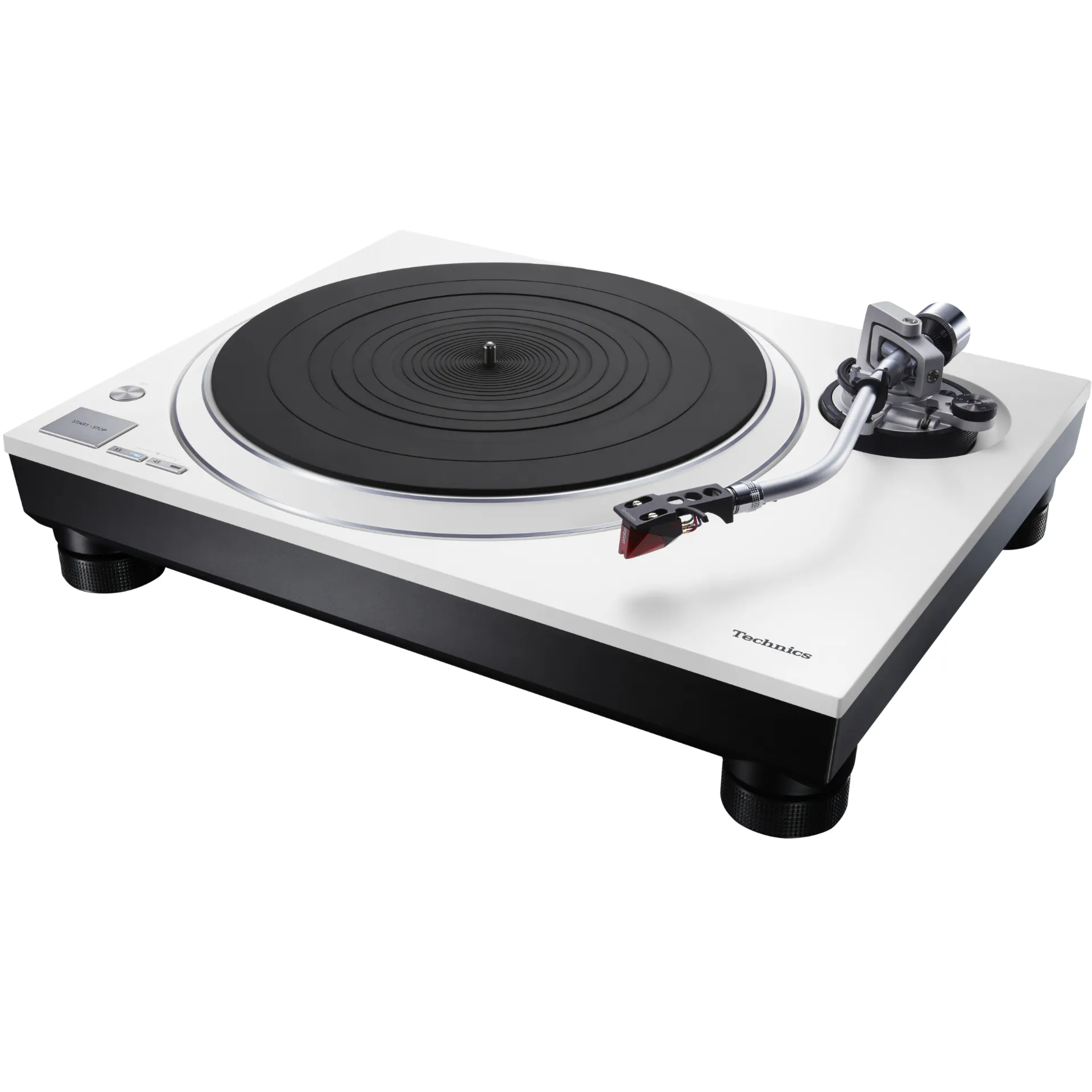 Technics Plattenspieler SL- 1500CEG in Silber Vorderseite gedreht